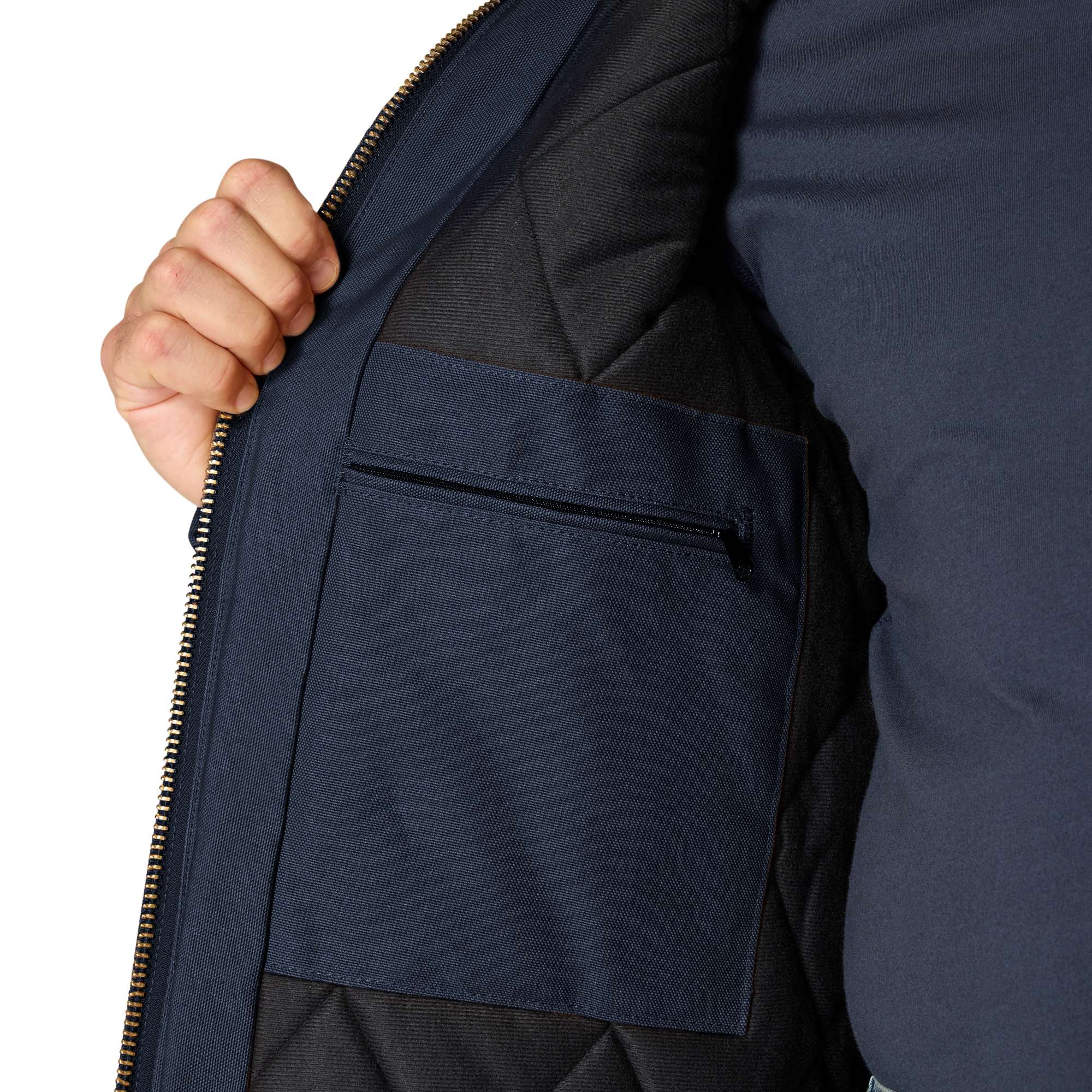 Flannel-Lined Active Jac J140 - Loose Fit - Firm Duck - 3 Warmest Rating