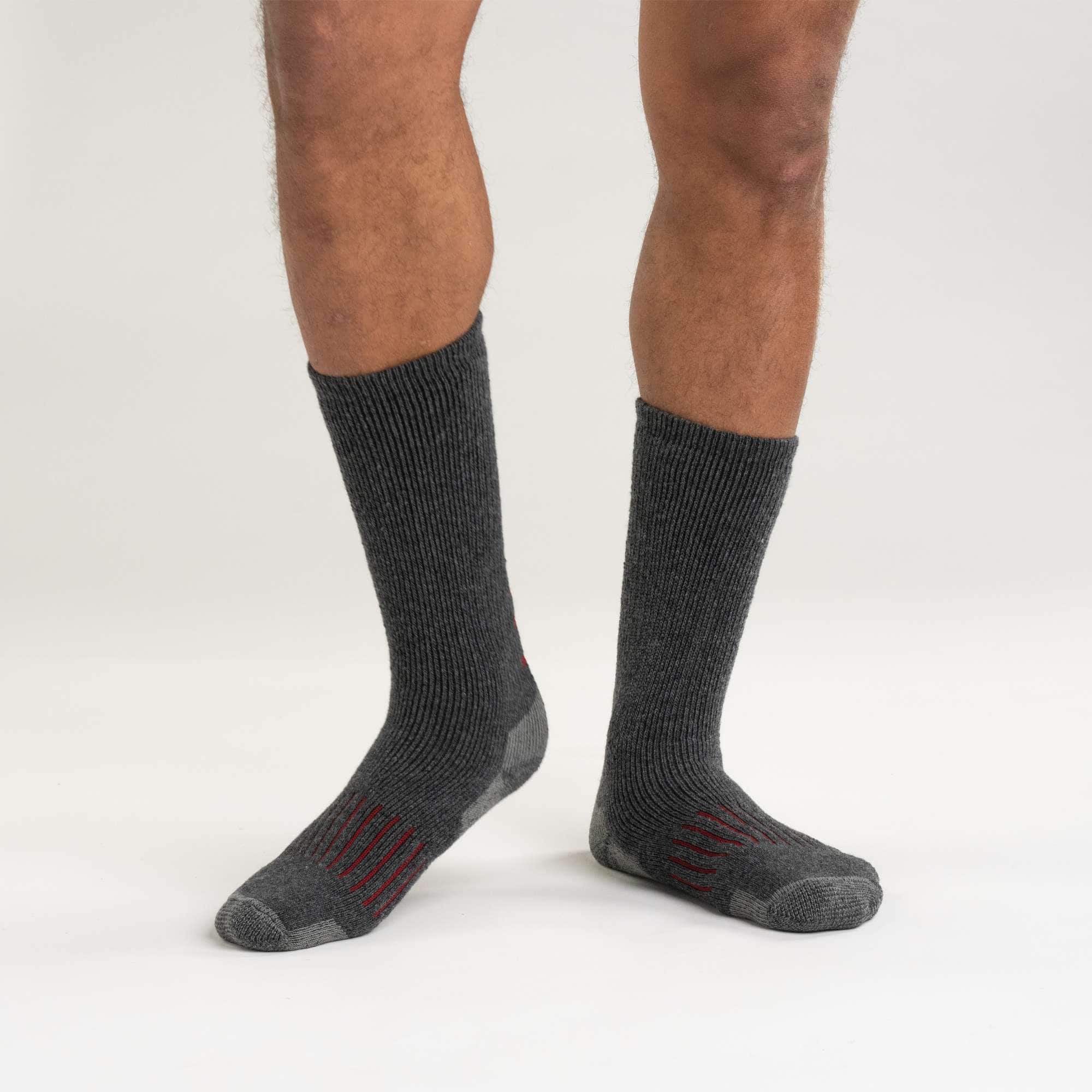 Midweight Synthetic-Wool Blend Logo Crew Sock 2-Pack