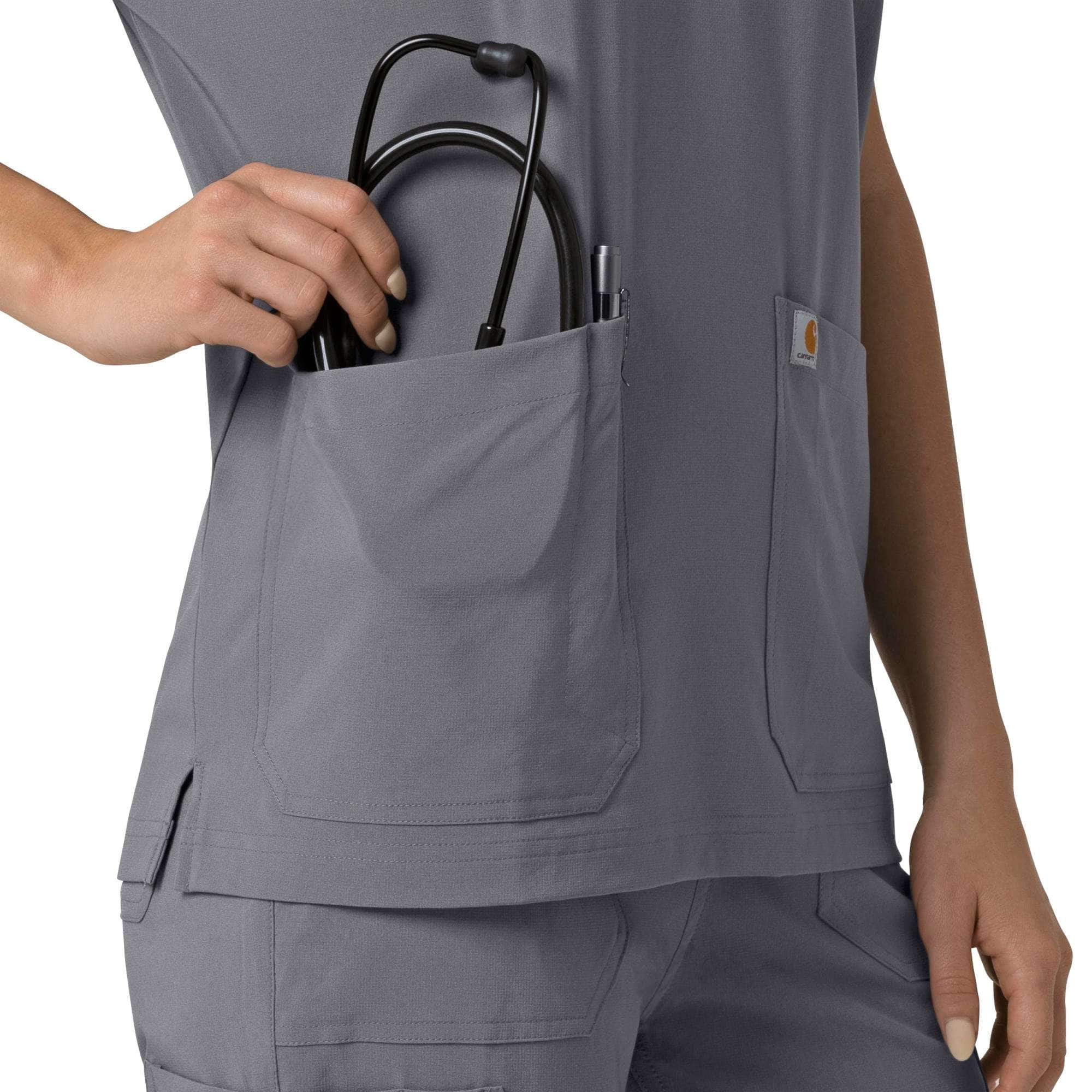 Women's Force Cross-Flex  Oversized V-Neck Scrub Top