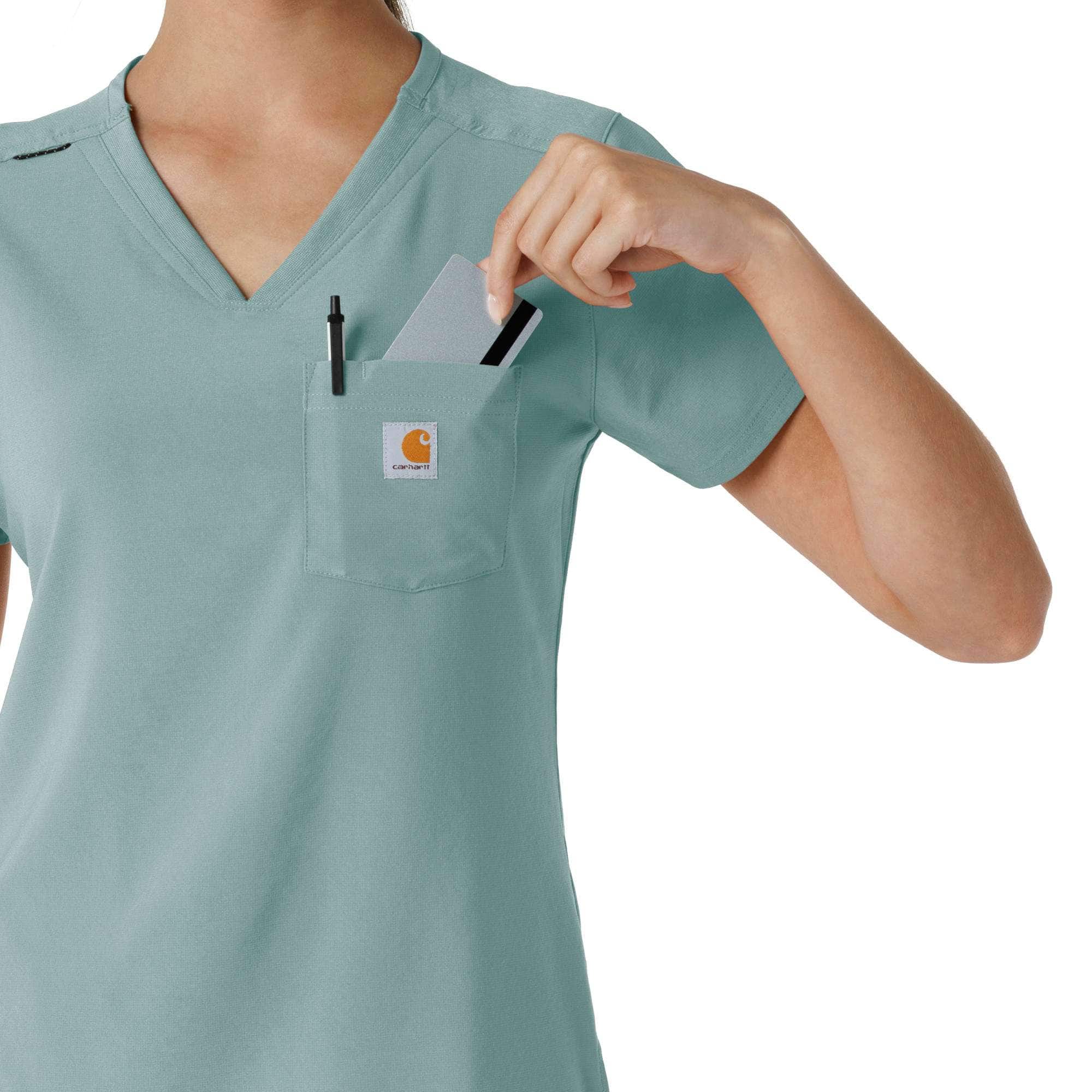 Women's Force Cross-Flex  Tuck-In Scrub Top