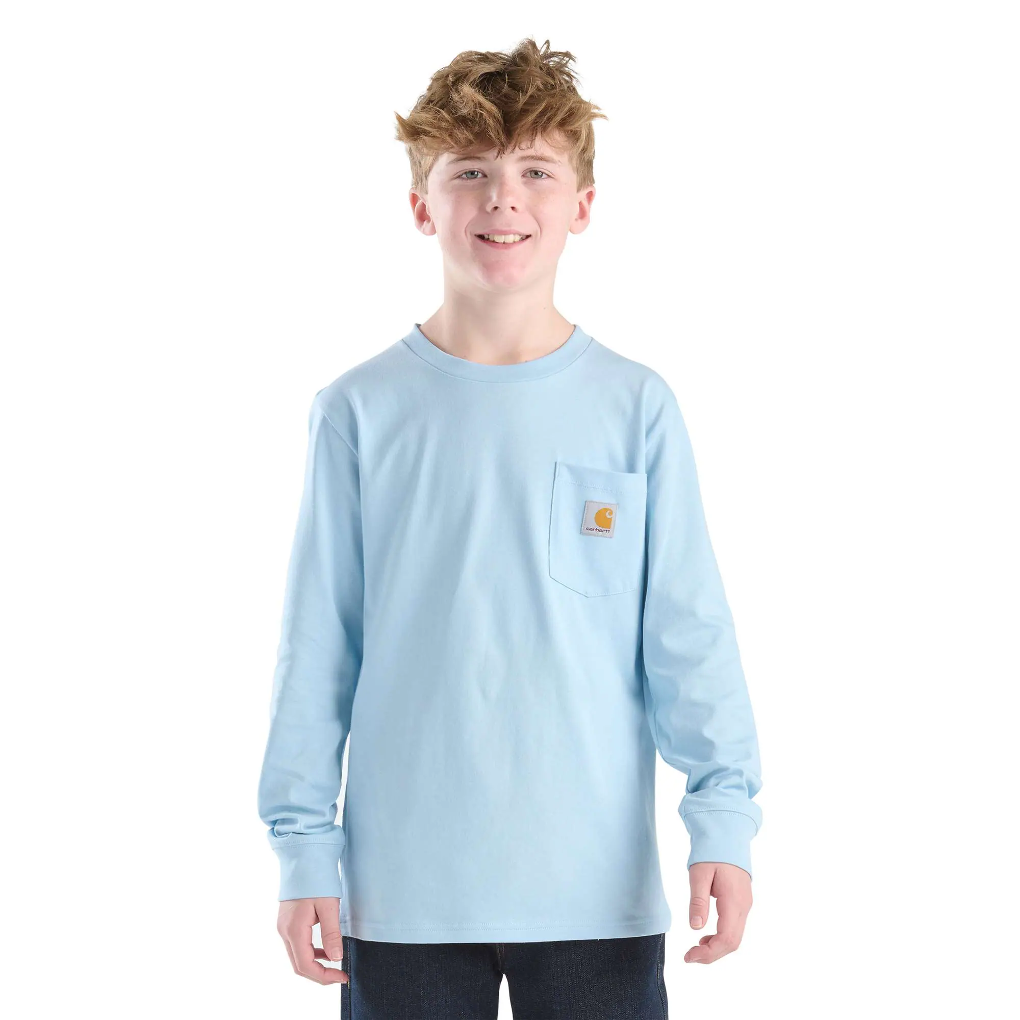 Boys' Long Sleeve Duck Pocket T-Shirt (Child/Youth)