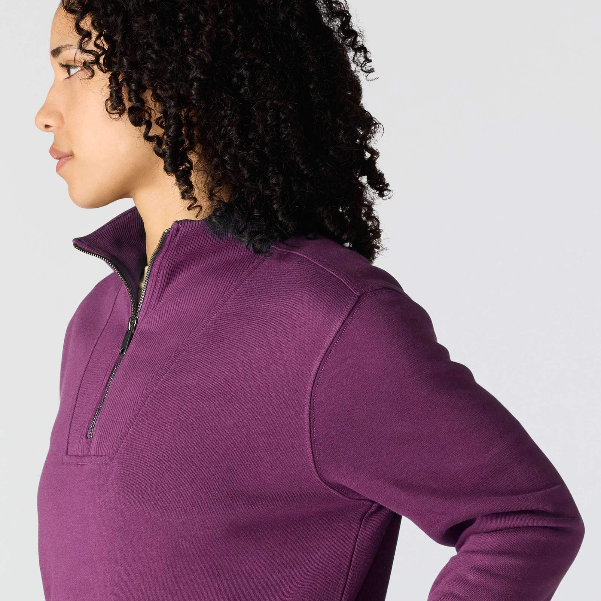 Women's TENCEL™ Fiber Series Relaxed Fit Half-Zip Sweatshirt