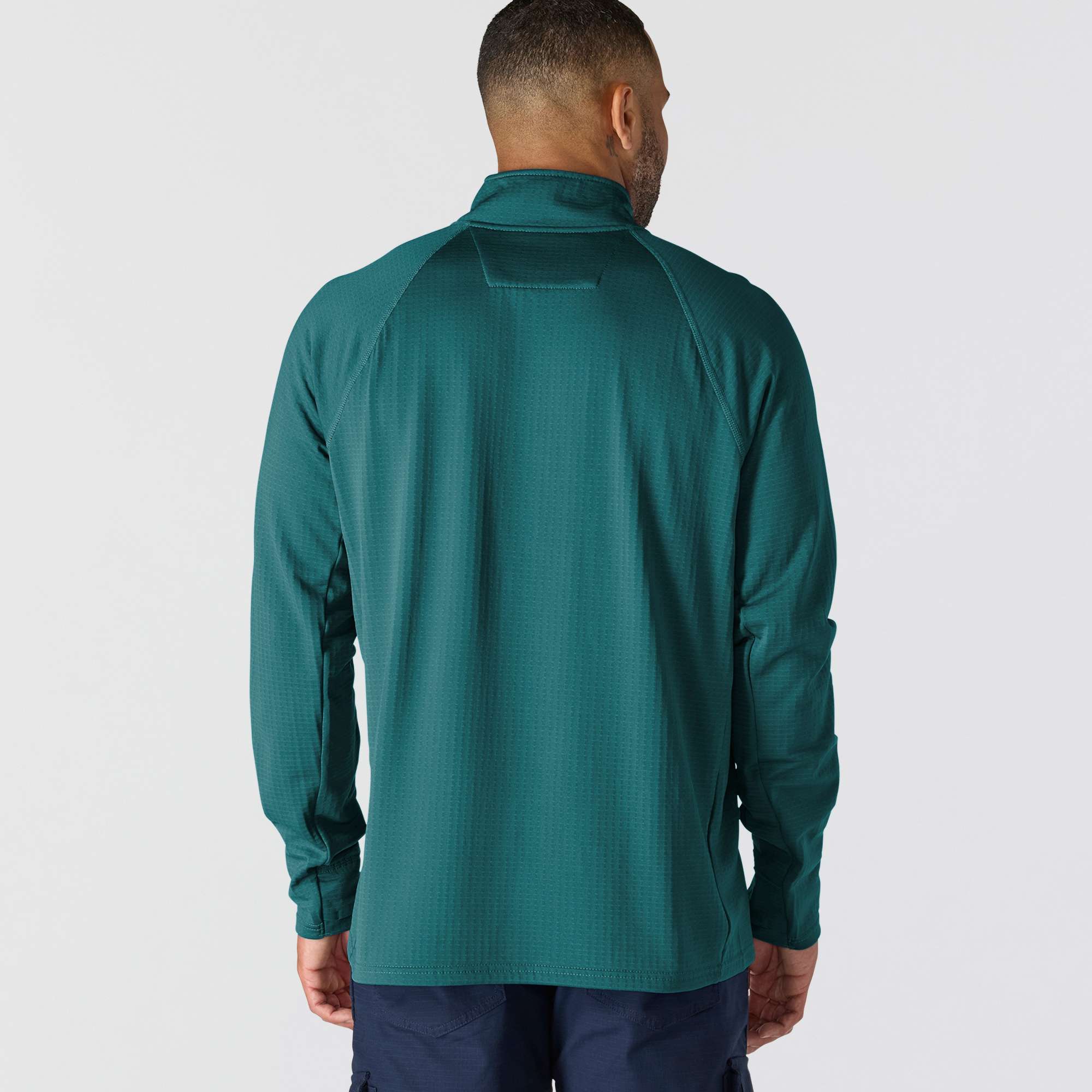 Carhartt Force® Relaxed Fit Mock Neck Half-Zip Fleece-Lined Shirt