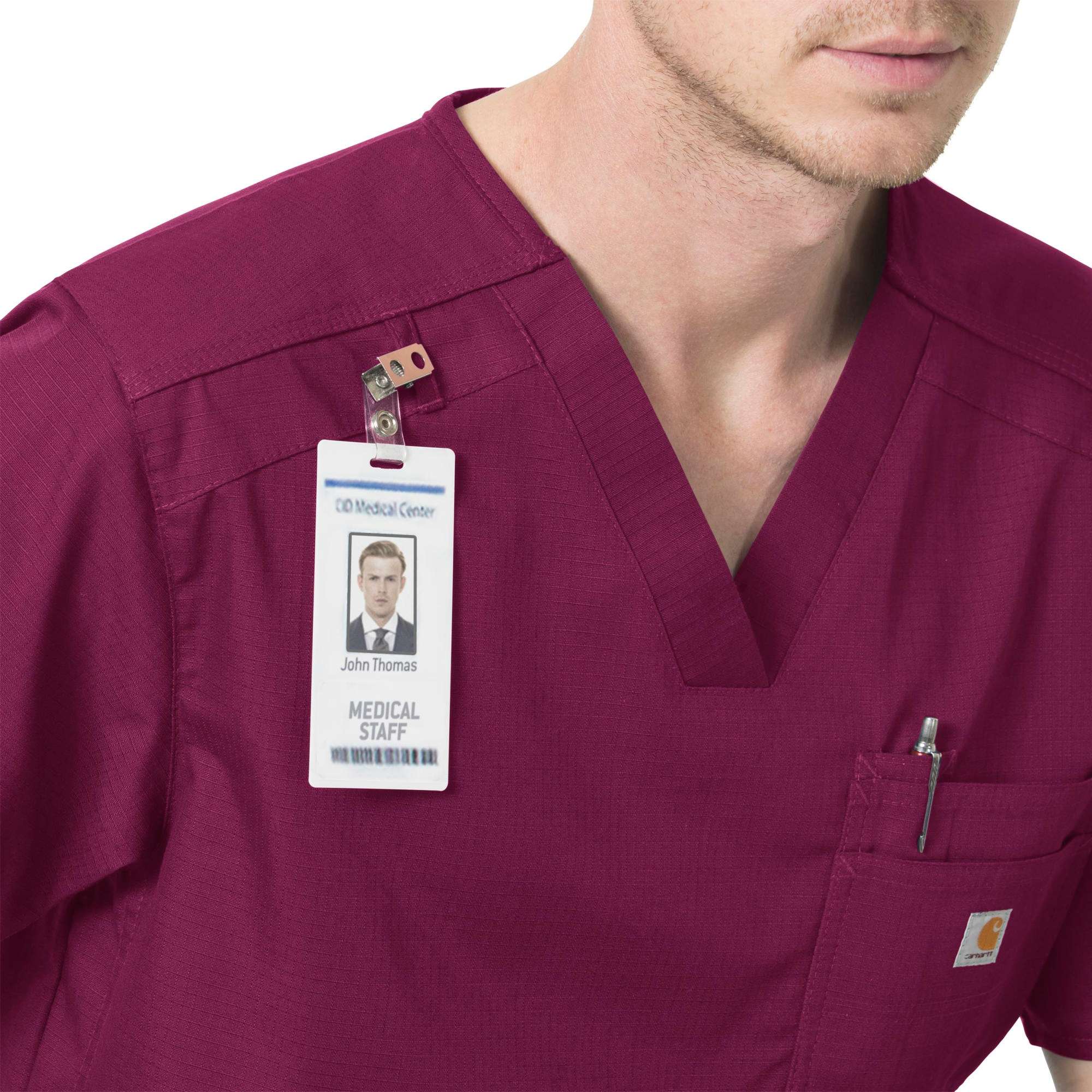 Rugged Flex® Ripstop Chest Pocket Scrub Top