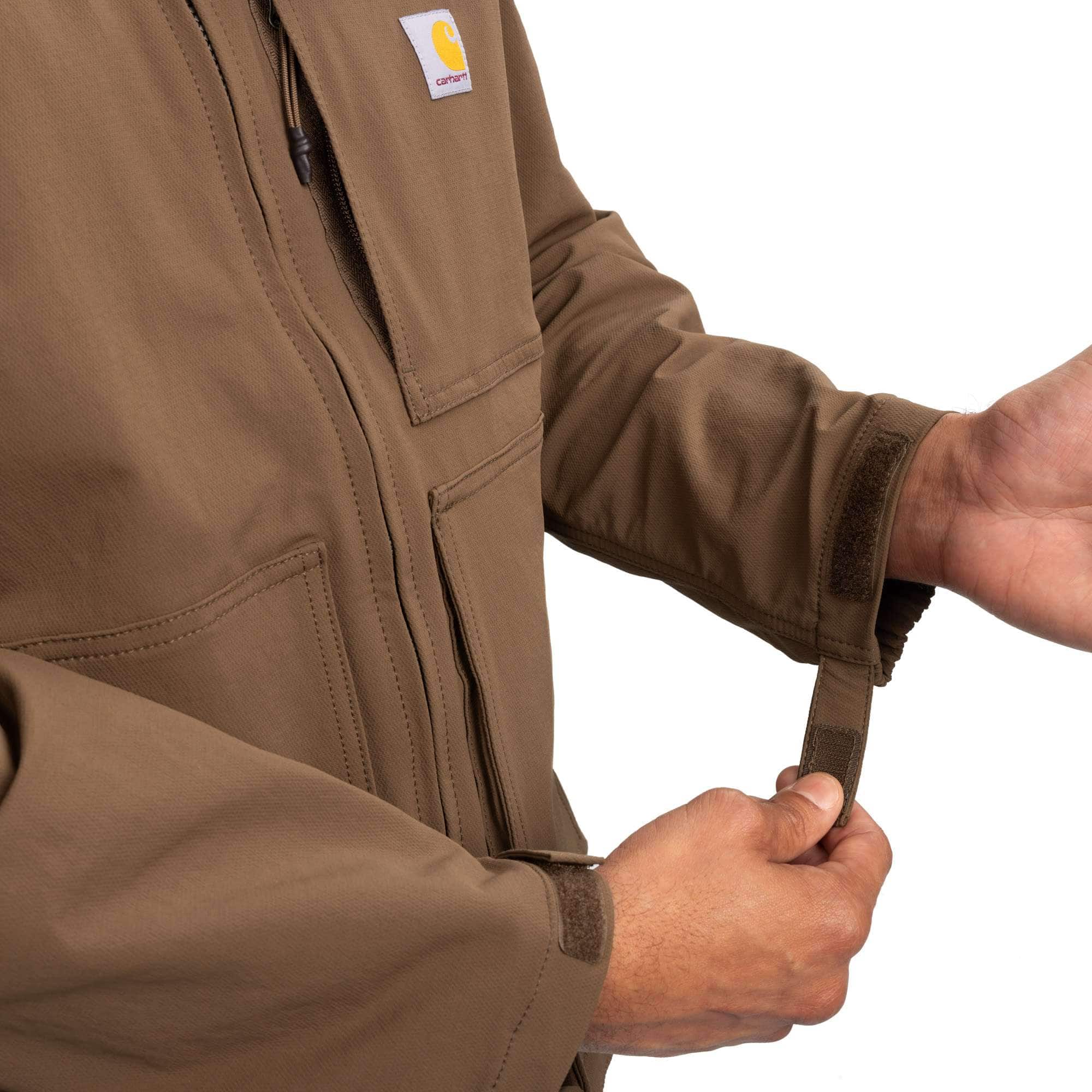 Super Dux™ Relaxed Fit Lightweight Mock-Neck Jacket - 1 Warm Rating