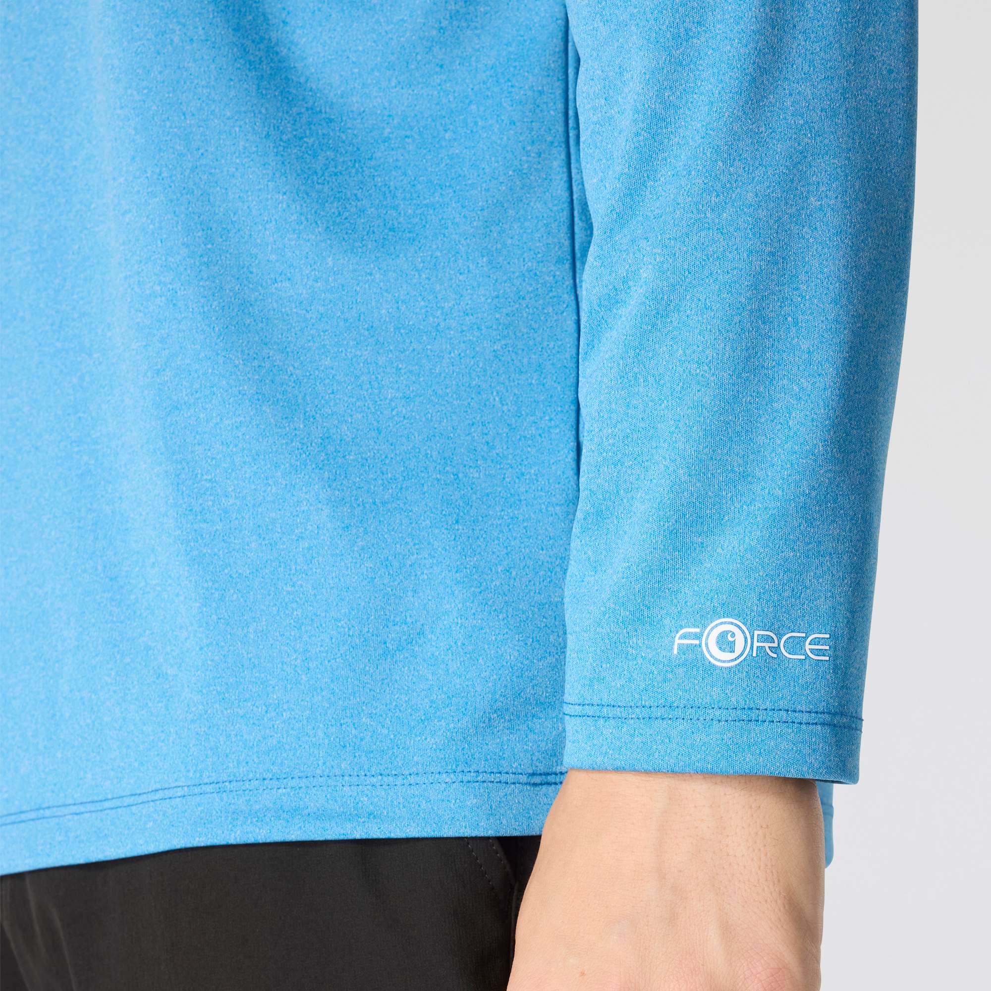 Force Sun Defender™ Lightweight Long-Sleeve Hooded Logo Graphic T-Shirt