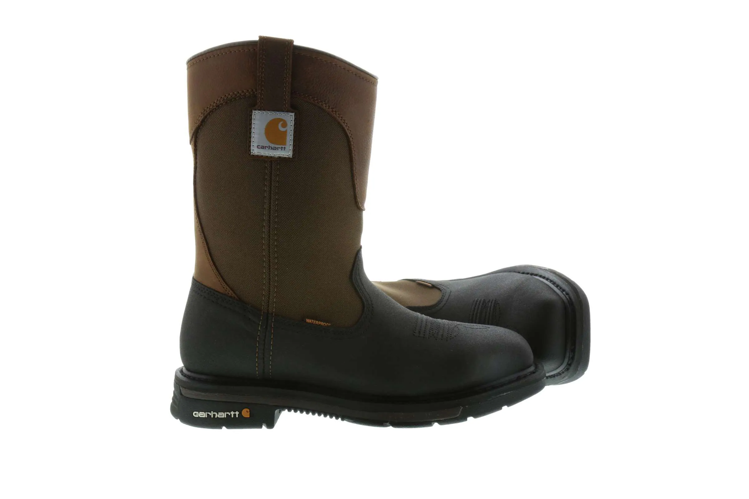 Rugged Flex® Square Toe Waterproof 11" Steel Toe Wellington