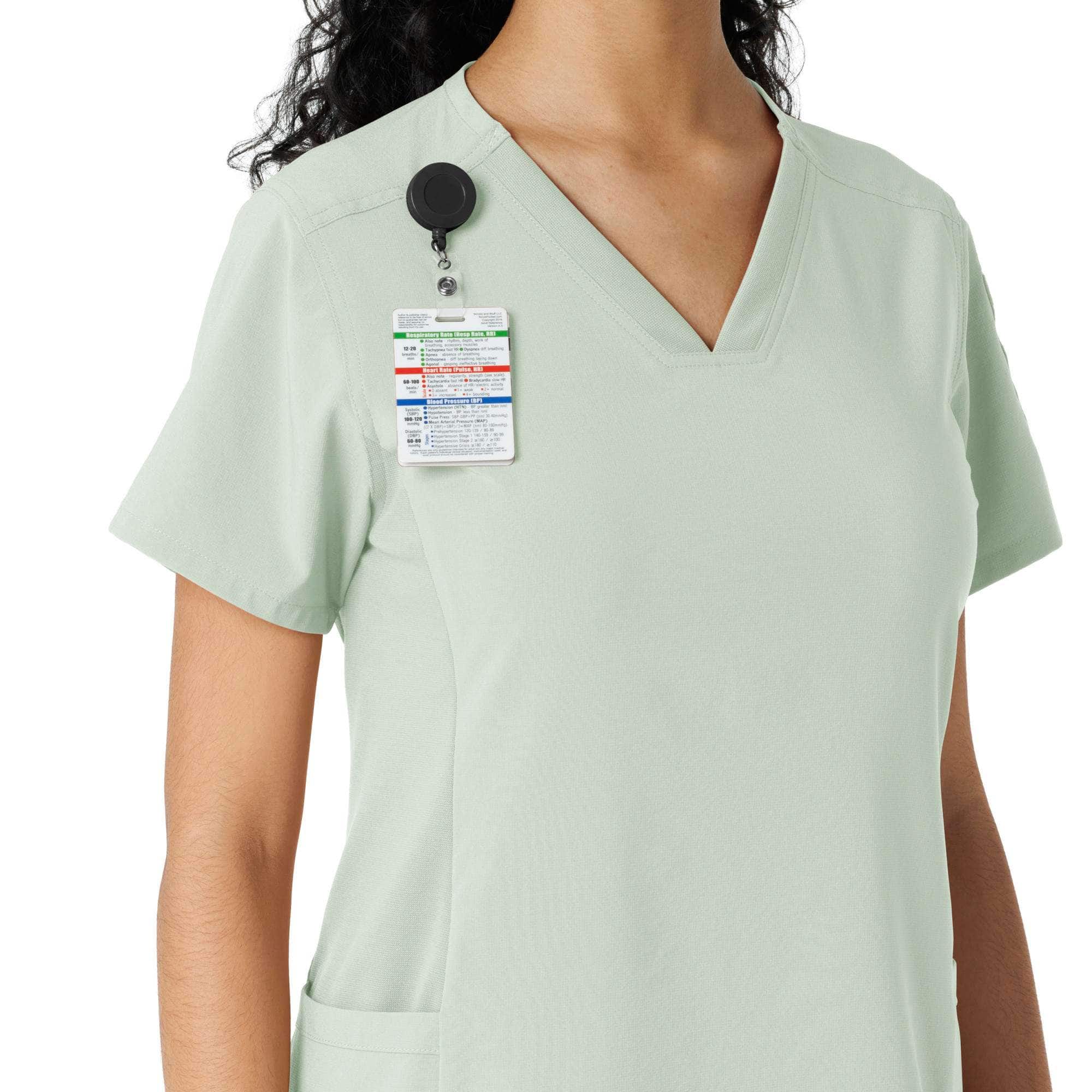Women's Force Cross-Flex Knit Panel Scrub Top