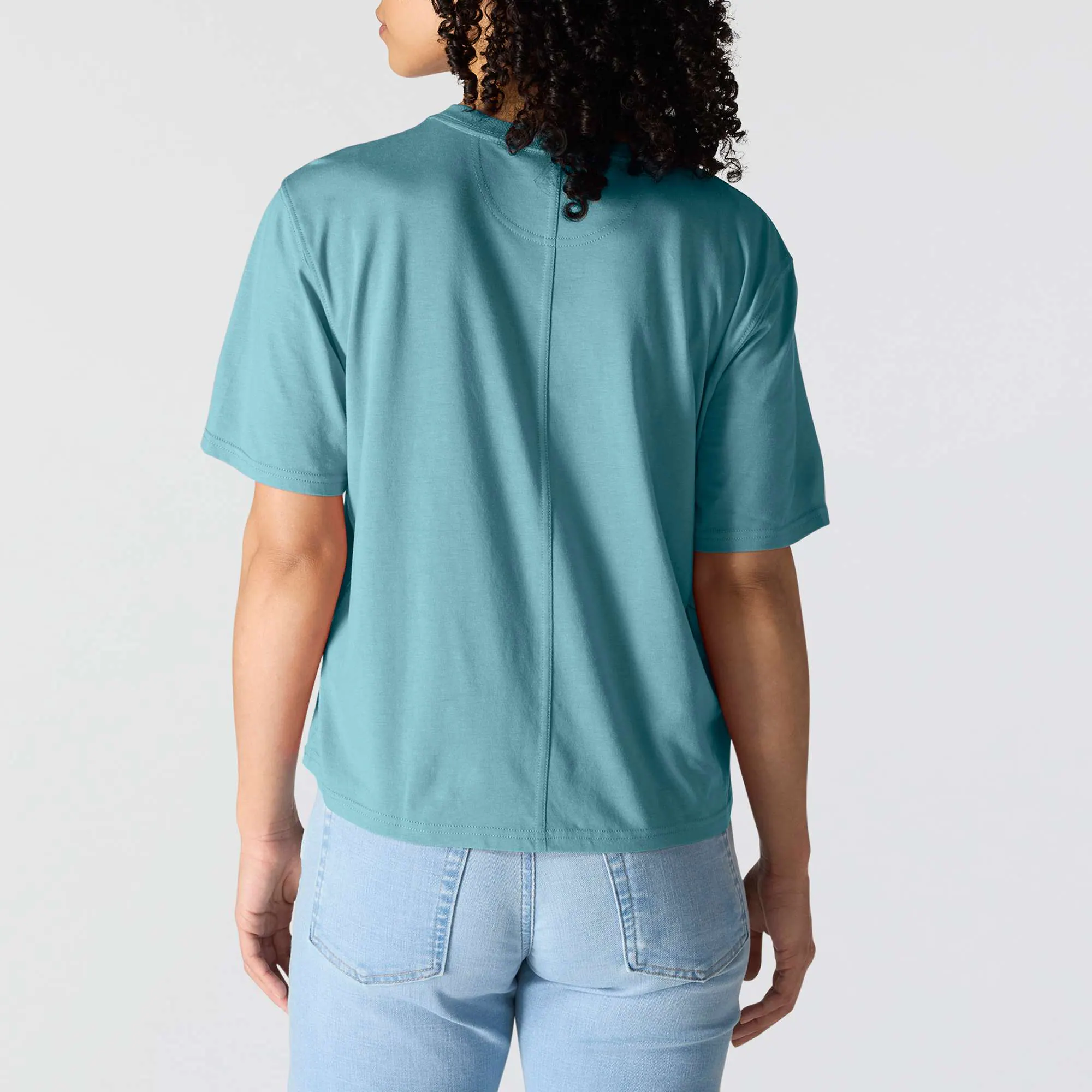 Women's TENCEL™ Fiber Series Loose Fit Short-Sleeve Crewneck T-Shirt