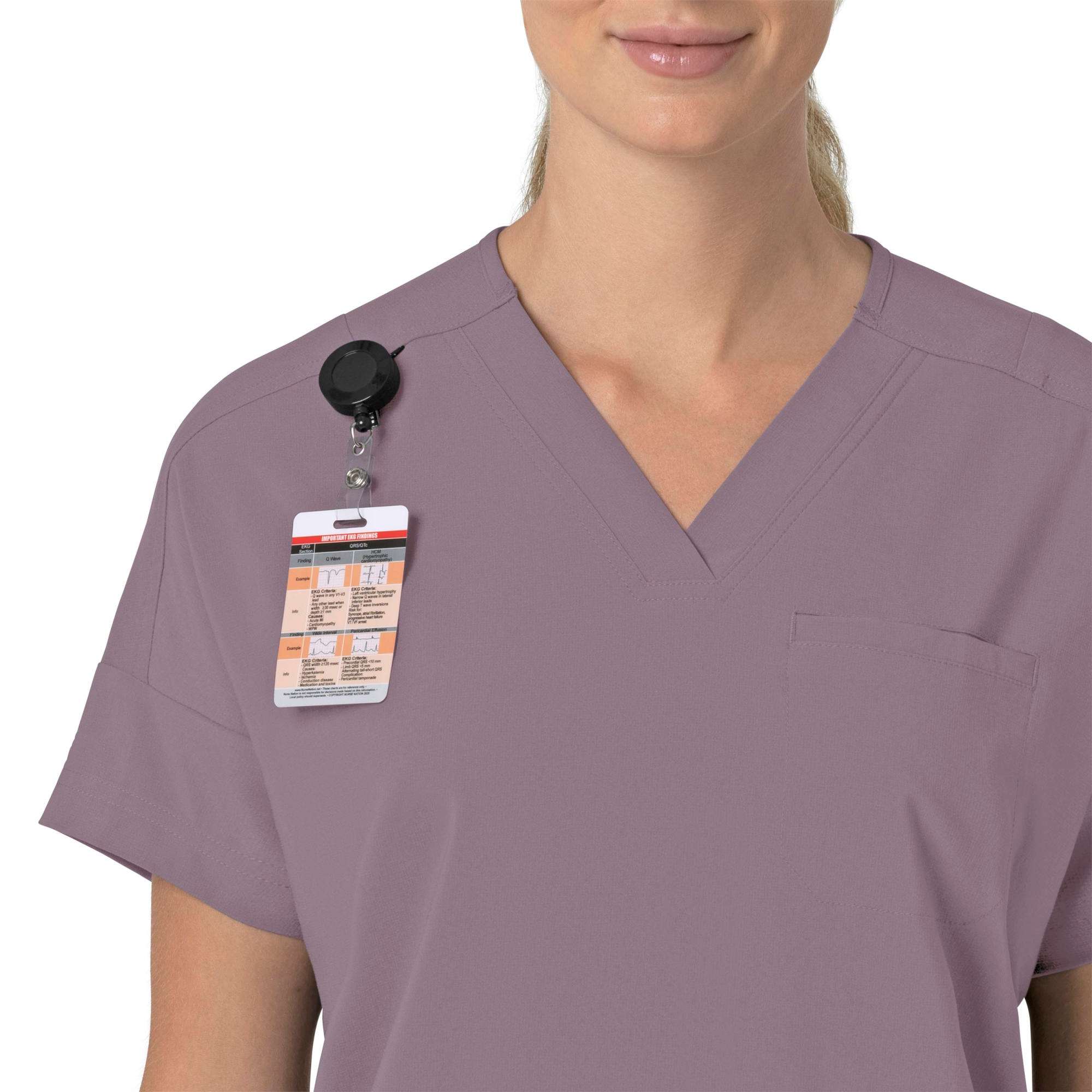 Women's Force Cross-Flex  Oversized V-Neck Scrub Top