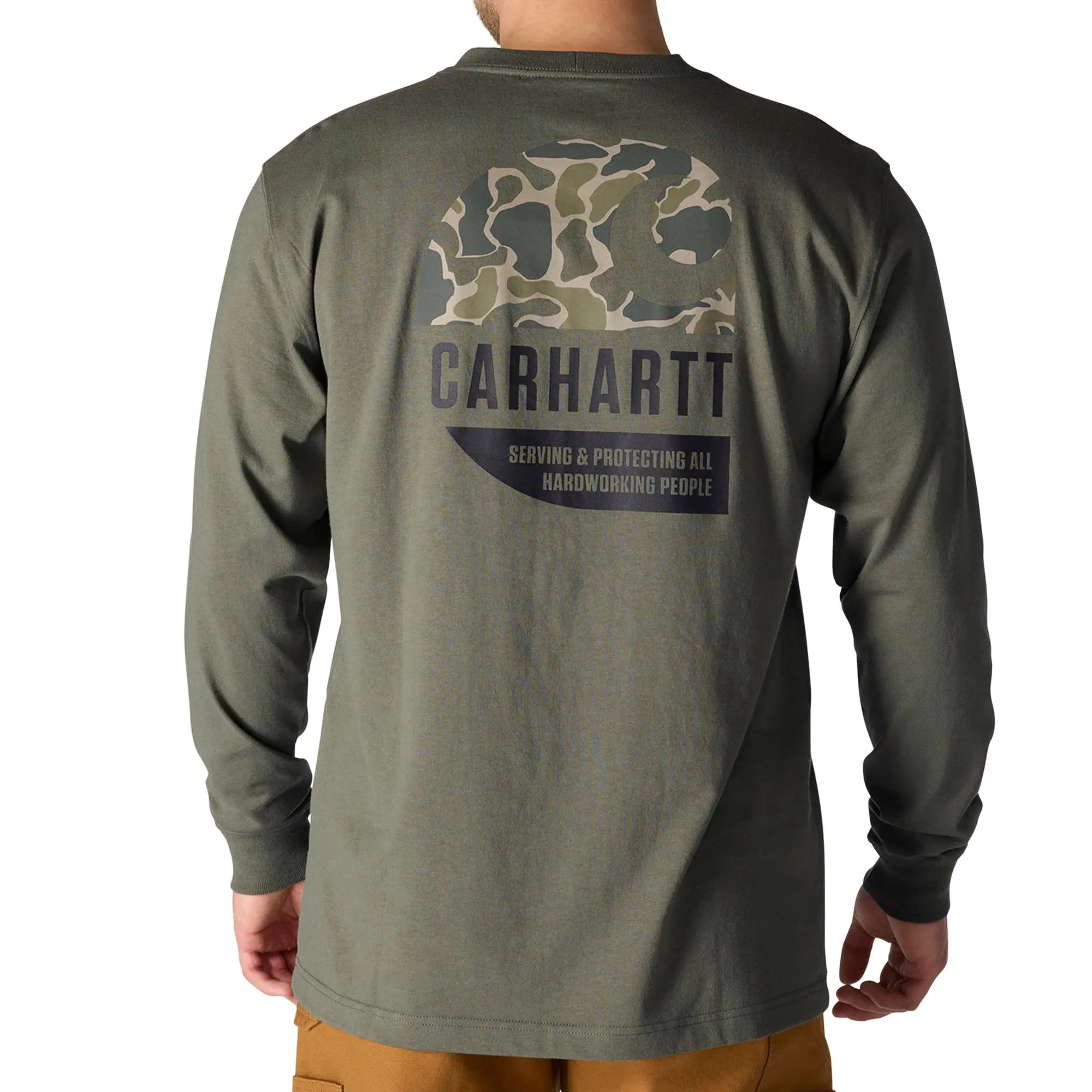 Loose Fit Heavyweight Long-Sleeve Pocket 1889 T-Shirt