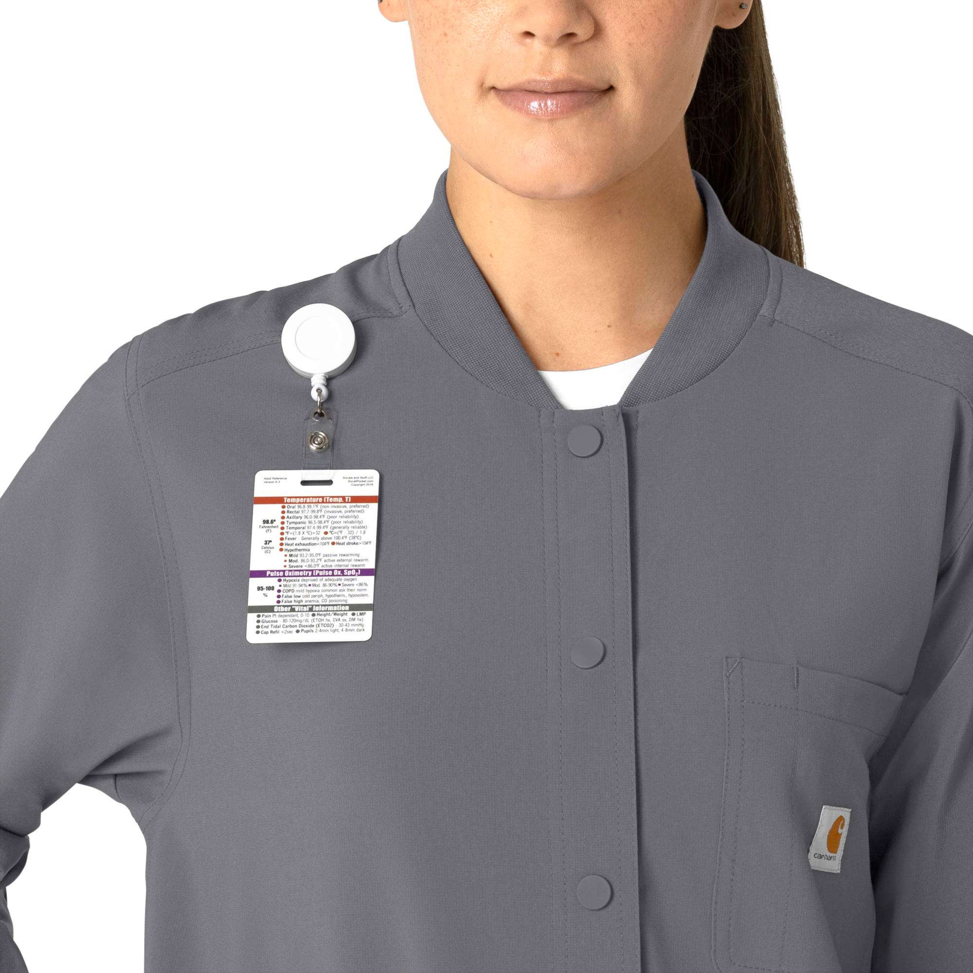 Women's Force Cross-Flex Shirt Scrub Jacket
