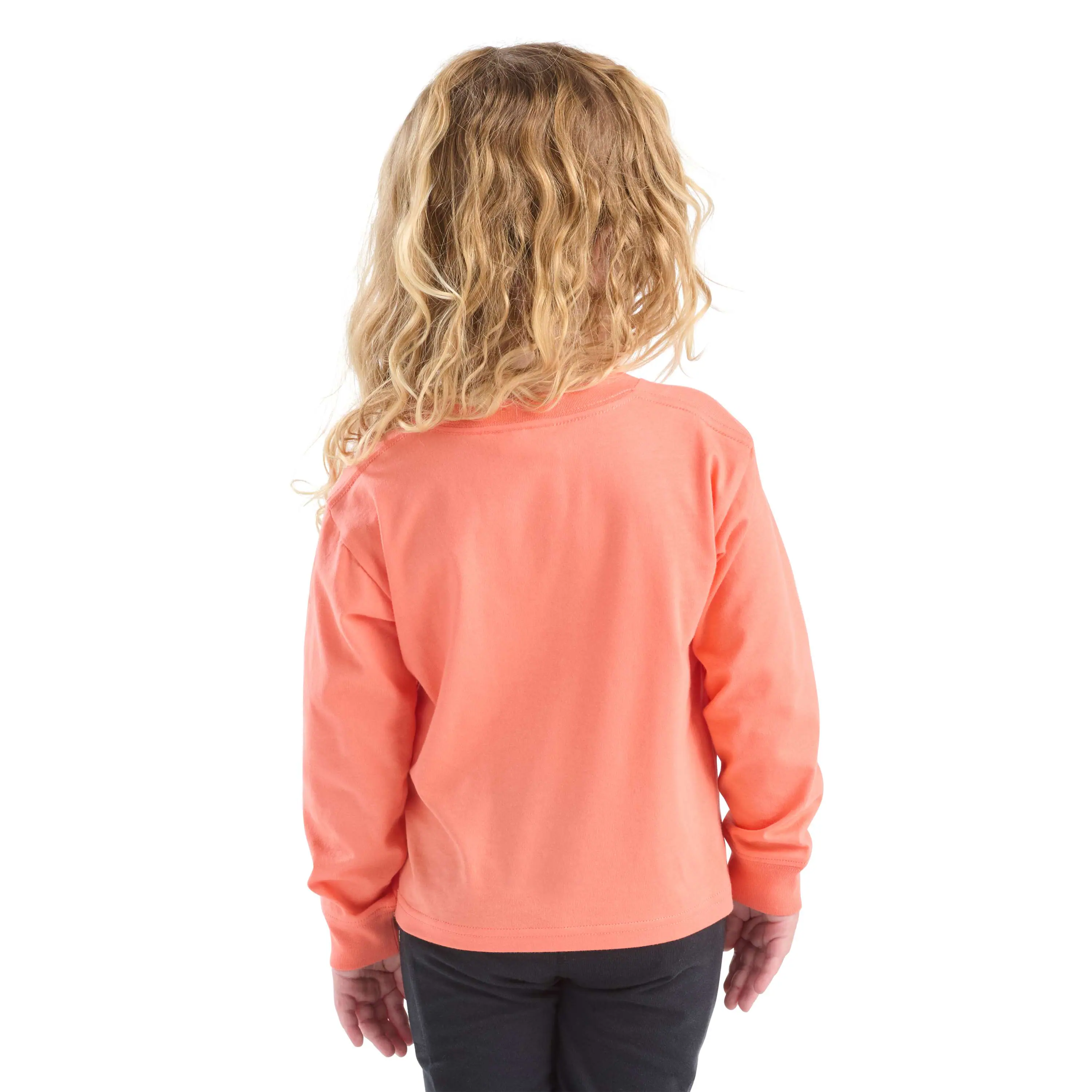 Girls' Long Sleeve Core Logo T-Shirt (Toddler/Child/Youth)