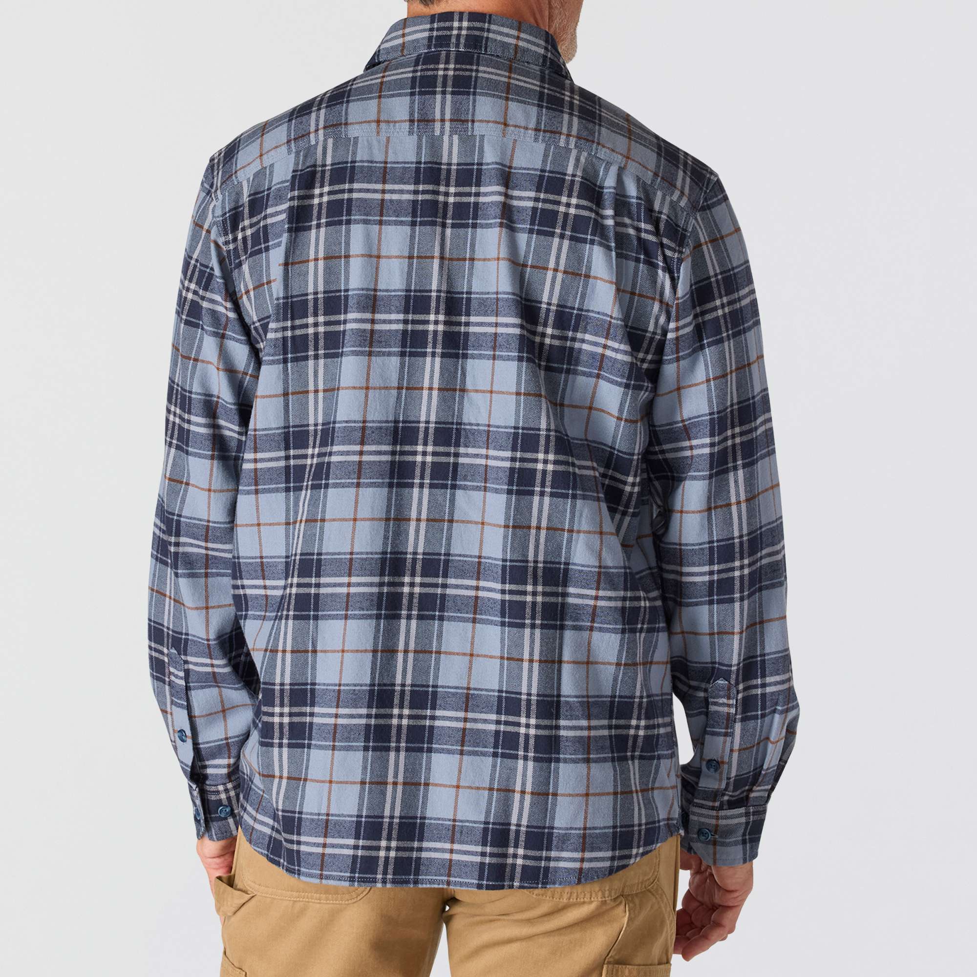Rugged Flex™ Relaxed Fit Midweight Flannel Long-Sleeve Plaid Shirt