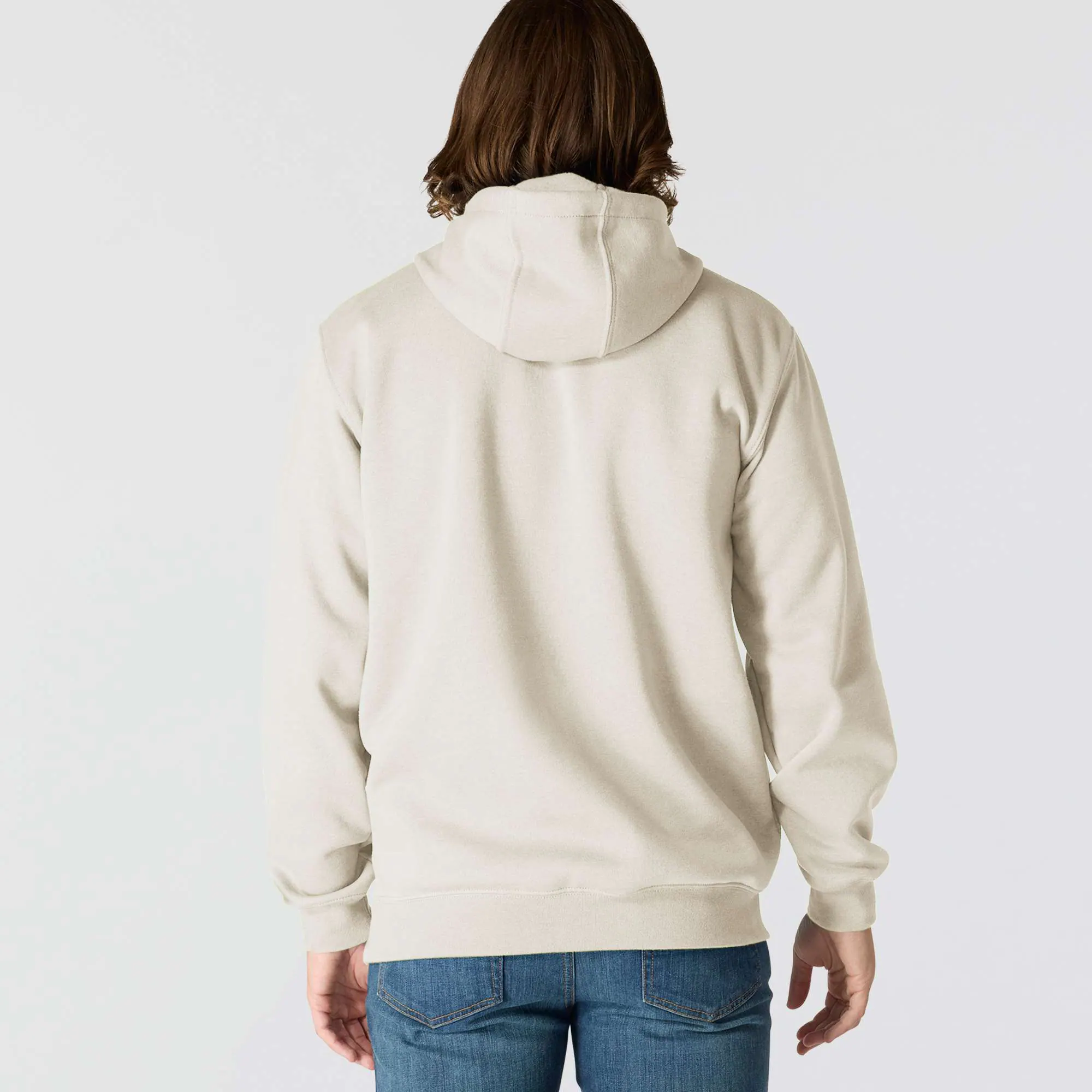 Loose Fit Midweight Logo Sleeve Graphic Hoodie