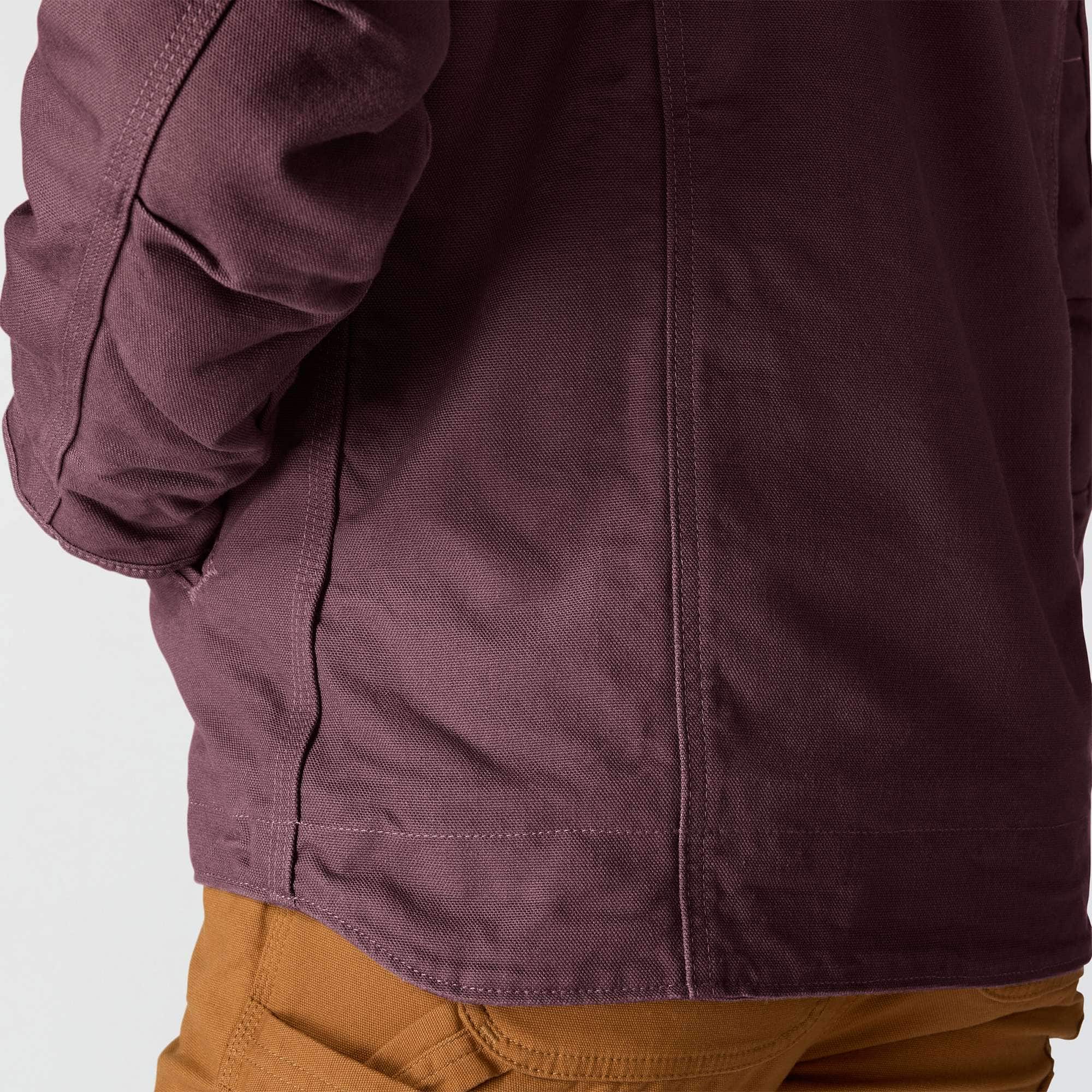 Women's Sherpa Lined Jacket - Loose Fit - Washed Duck - 3 Warmest Rating