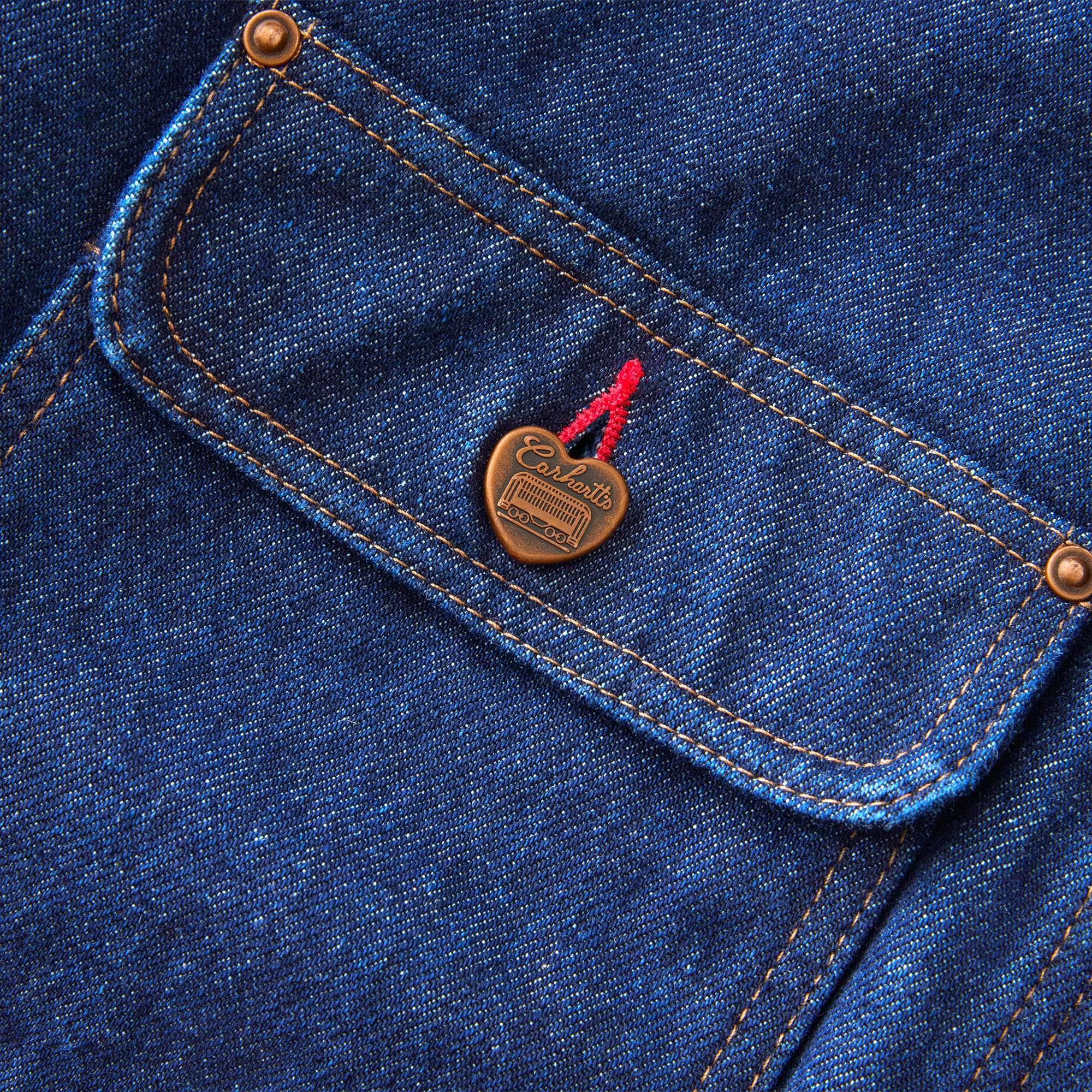 Crafted Series Denim Sherpa Lined Chore Jacket