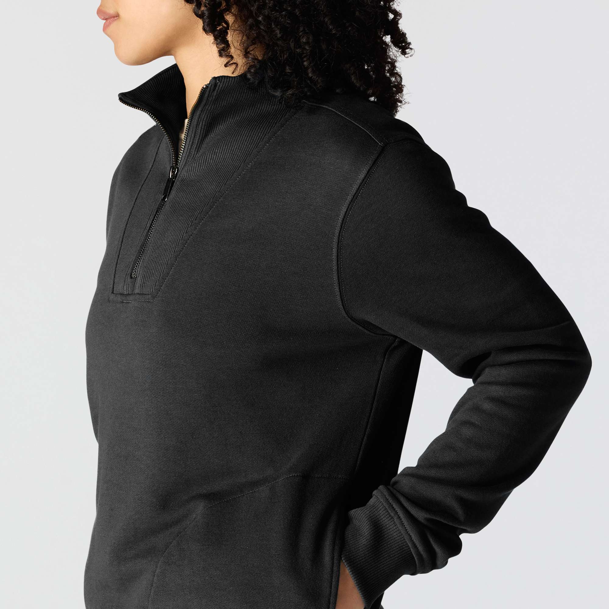 Women's TENCEL™ Fiber Series Relaxed Fit Half-Zip Sweatshirt