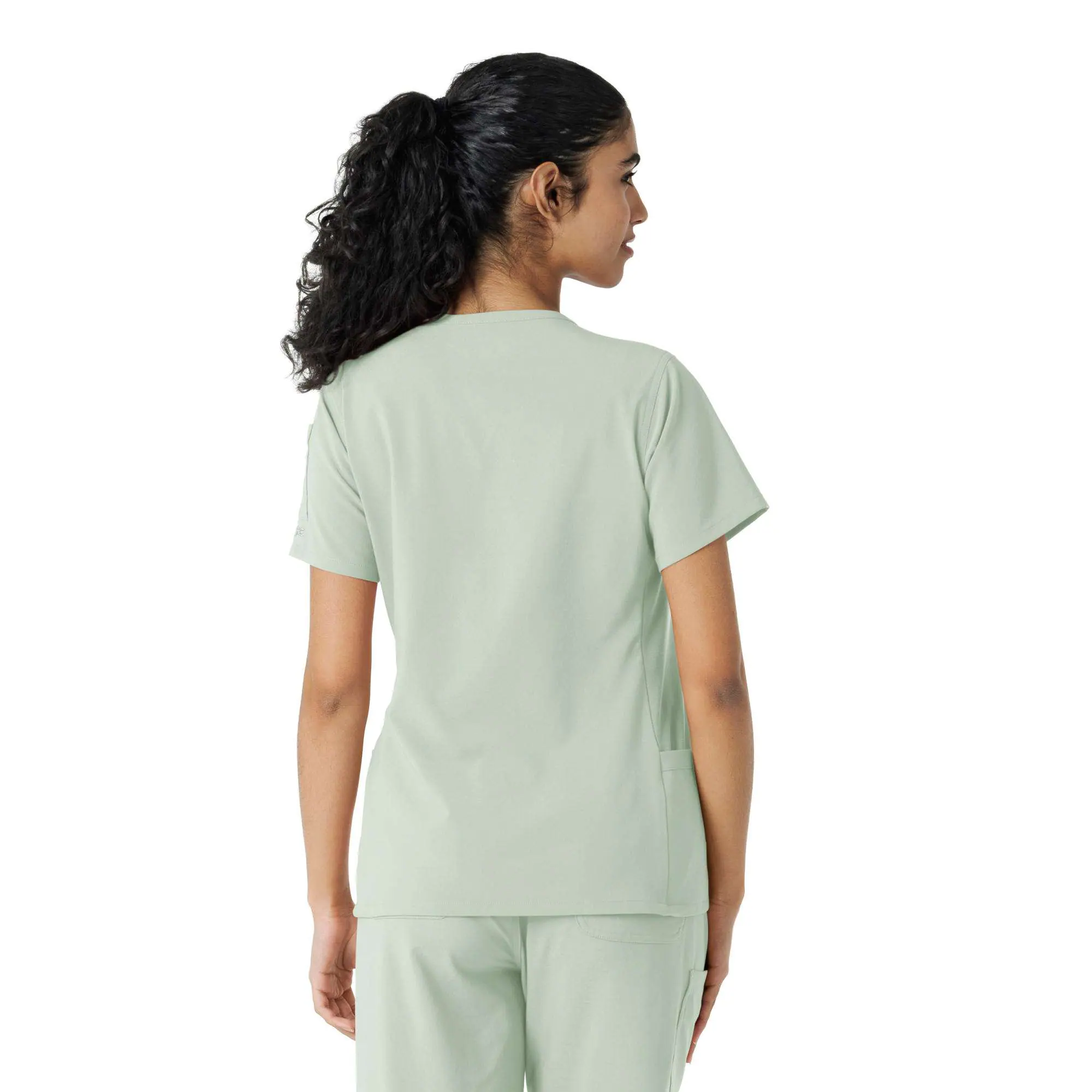Women's Force Cross-Flex Knit Panel Scrub Top