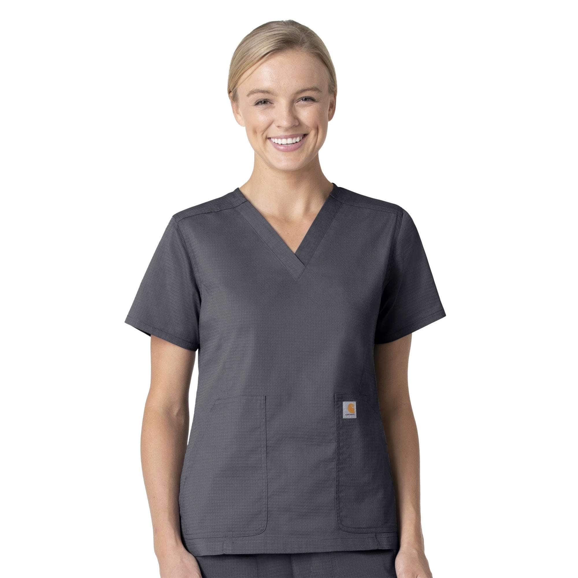 Women's Rugged Flex® Ripstop  V-Neck Scrub Top