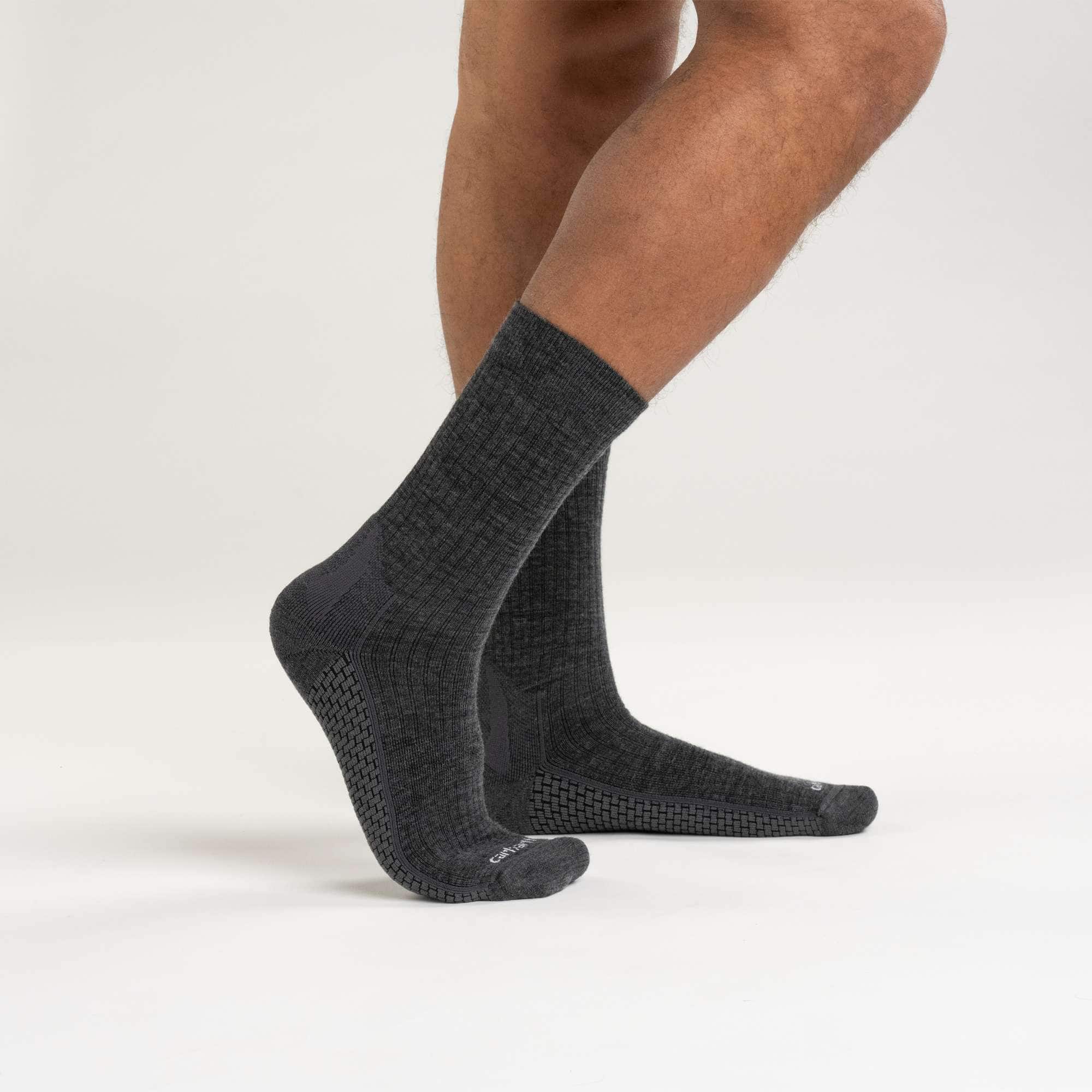 Carhartt Force® Grid Midweight Merino Wool Blend Crew Sock