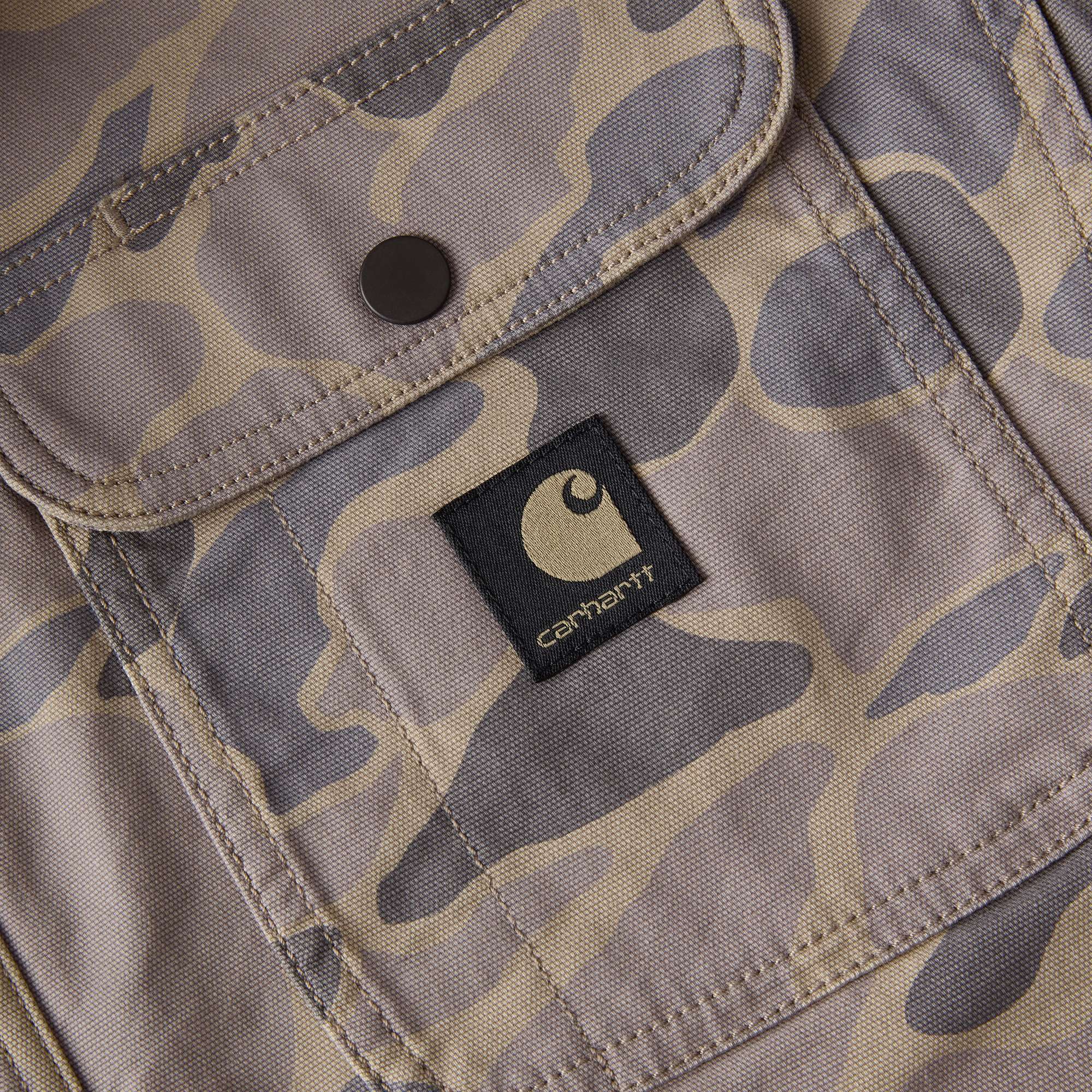 Rugged Flex® Relaxed Fit Canvas Fleece-Lined Shirt Jac