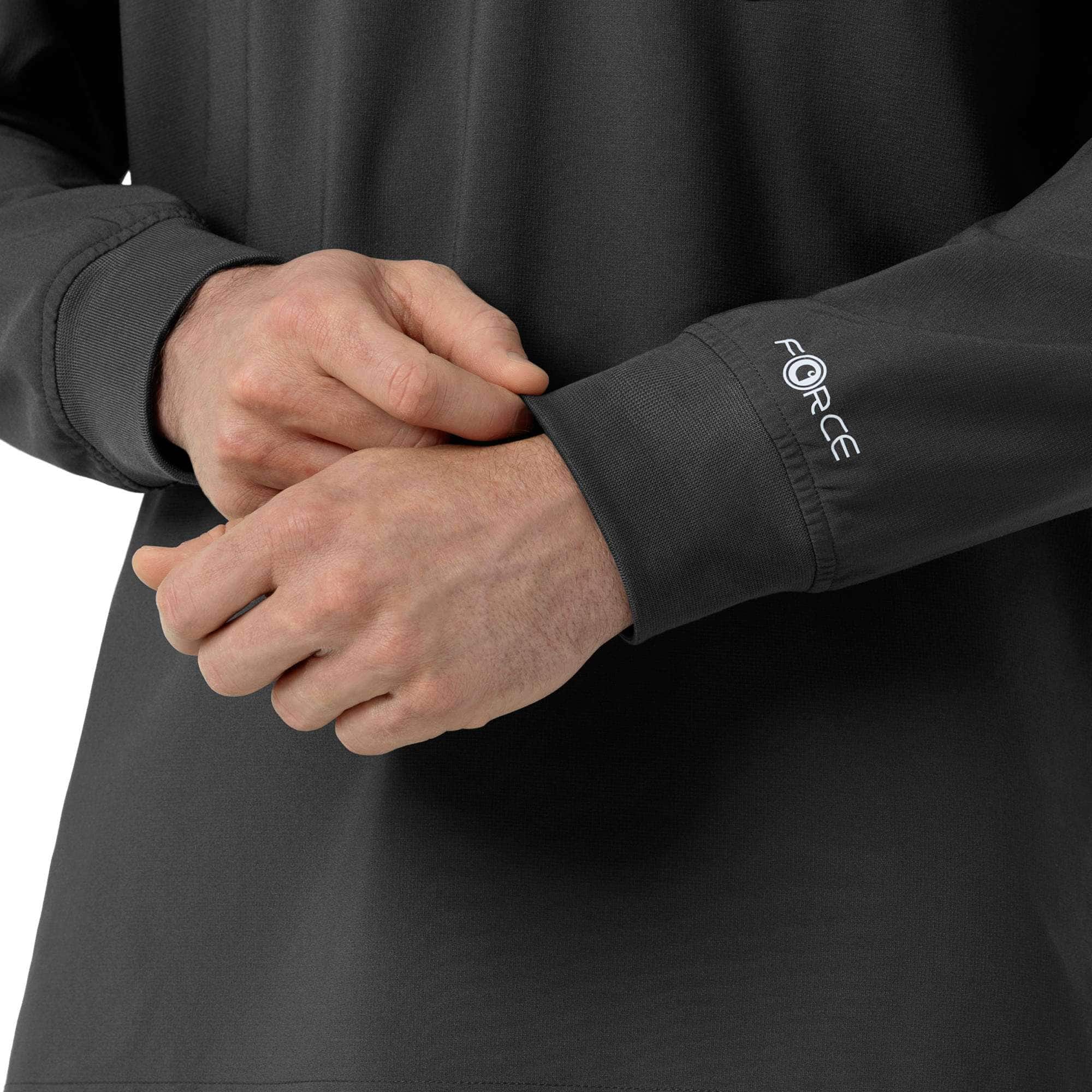 Force Cross-Flex Crew Neck Long Sleeve Scrub Top