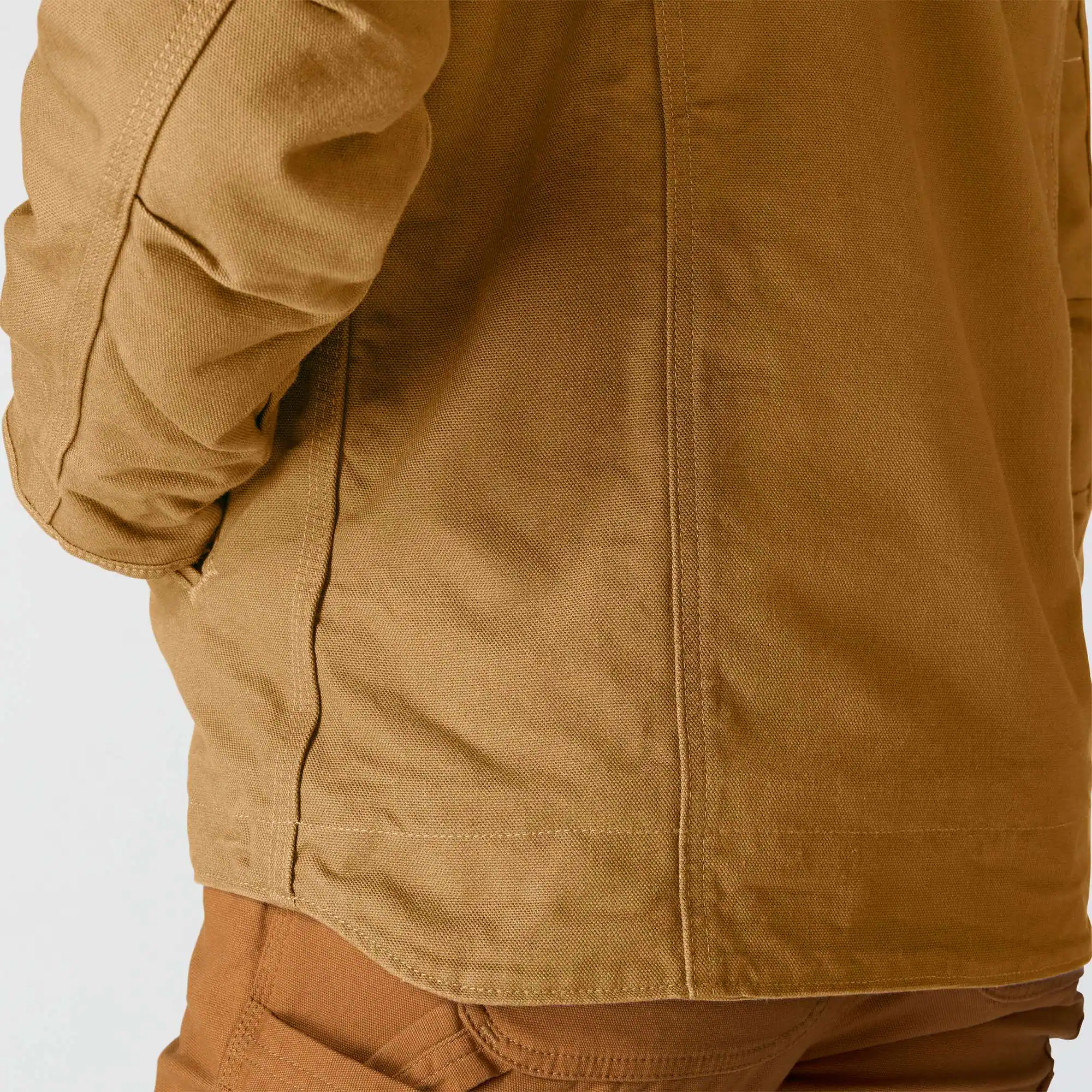 Women's Sherpa Lined Jacket - Loose Fit - Washed Duck - 3 Warmest Rating