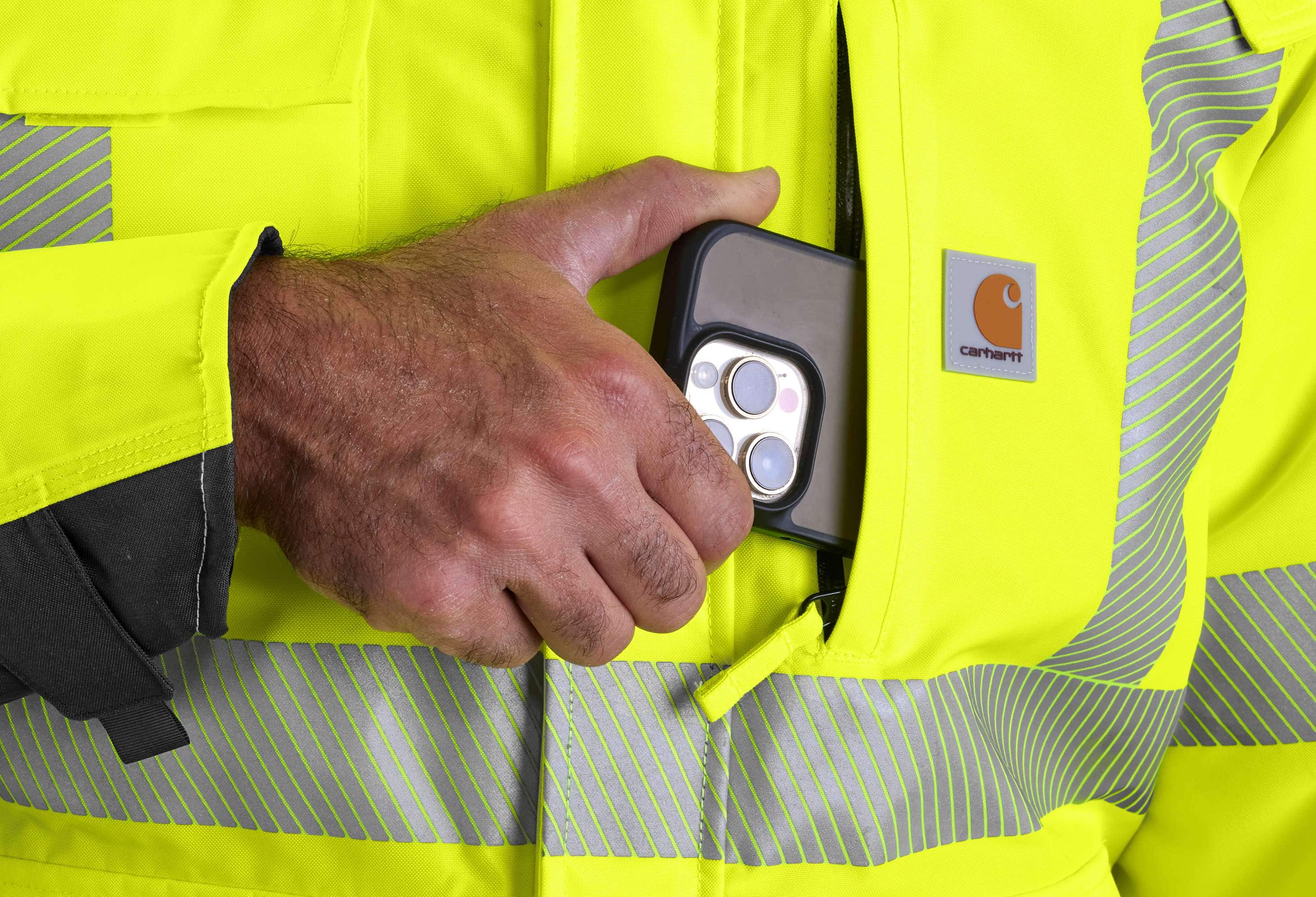 High-Visibility Waterproof Class 3 Sherwood Jacket - 4 Extreme Warmth Rating