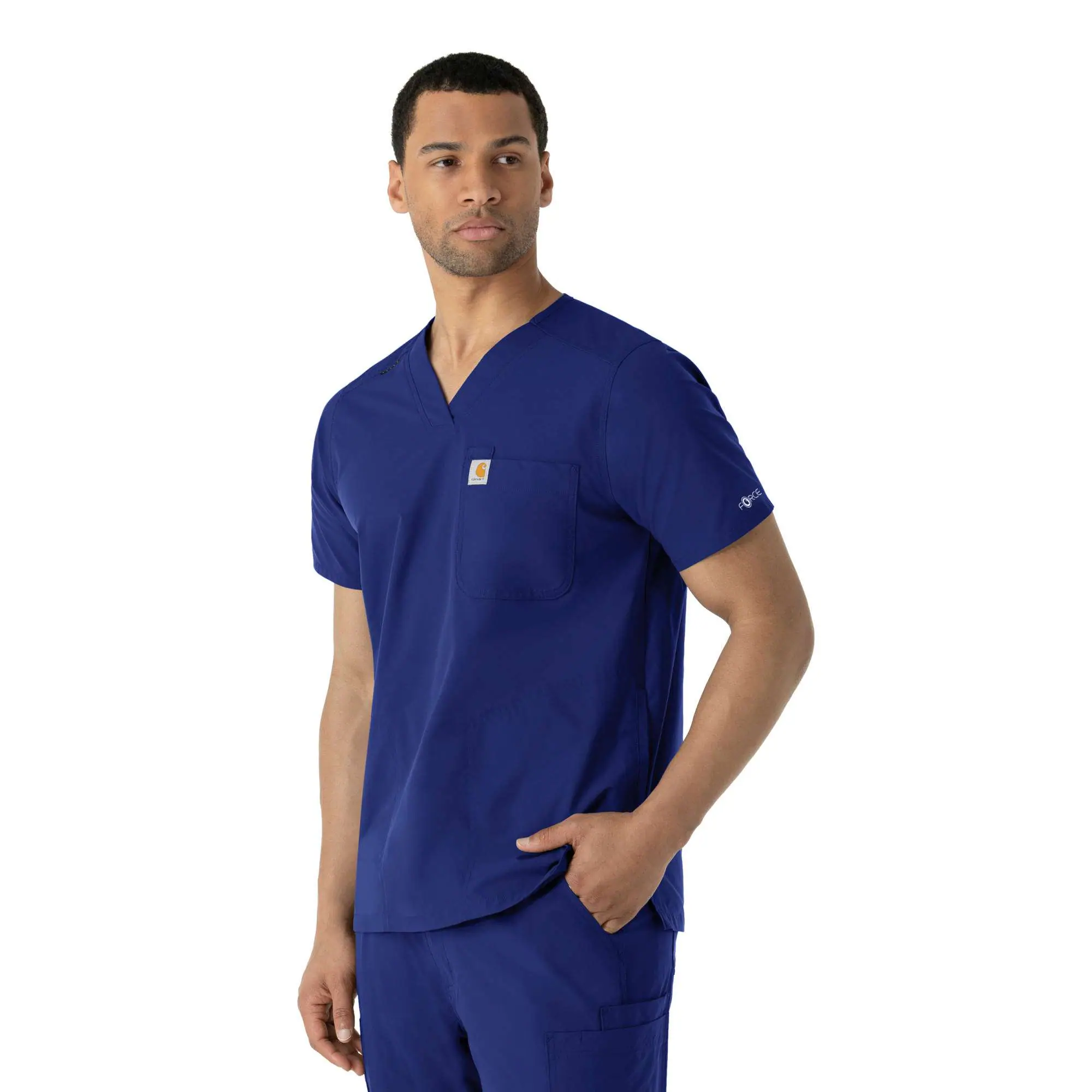 Force Essentials V-Neck Shirttail Scrub Top