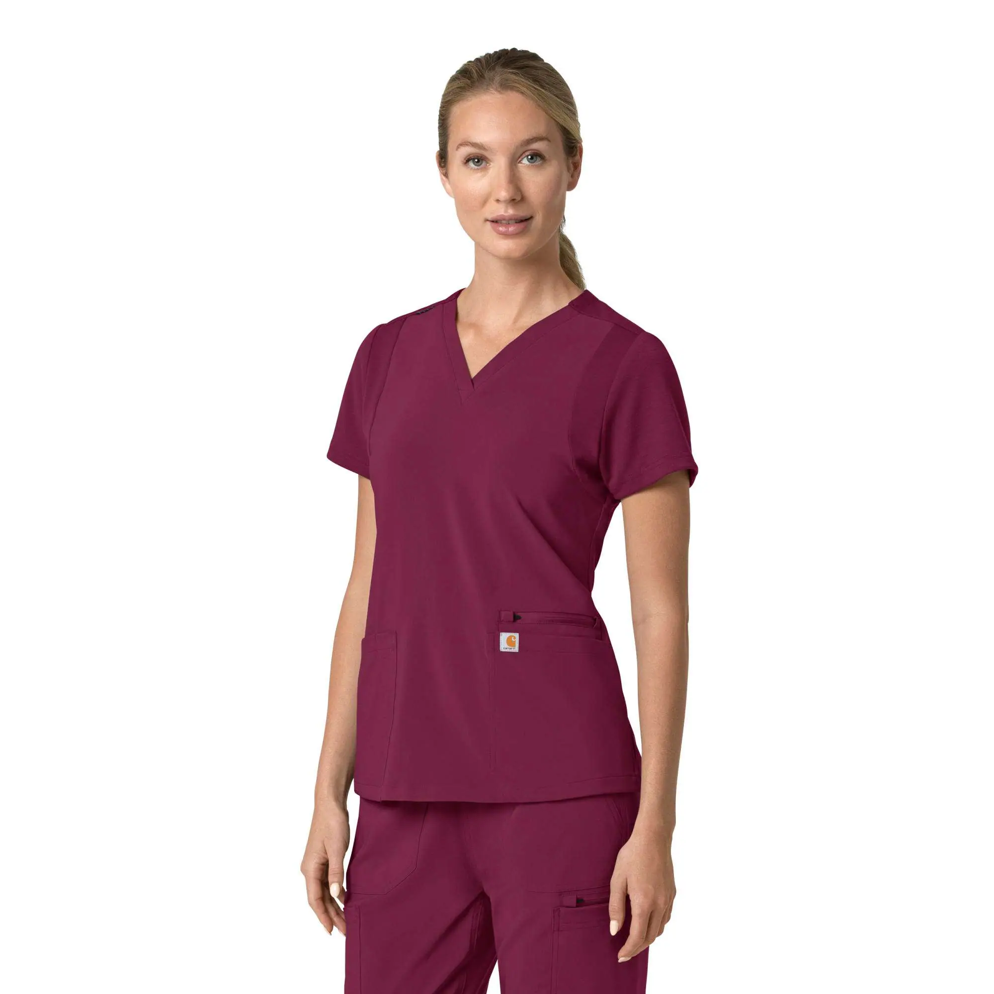 Women's Force Cross-Flex  Flex Panel V-Neck Scrub Top