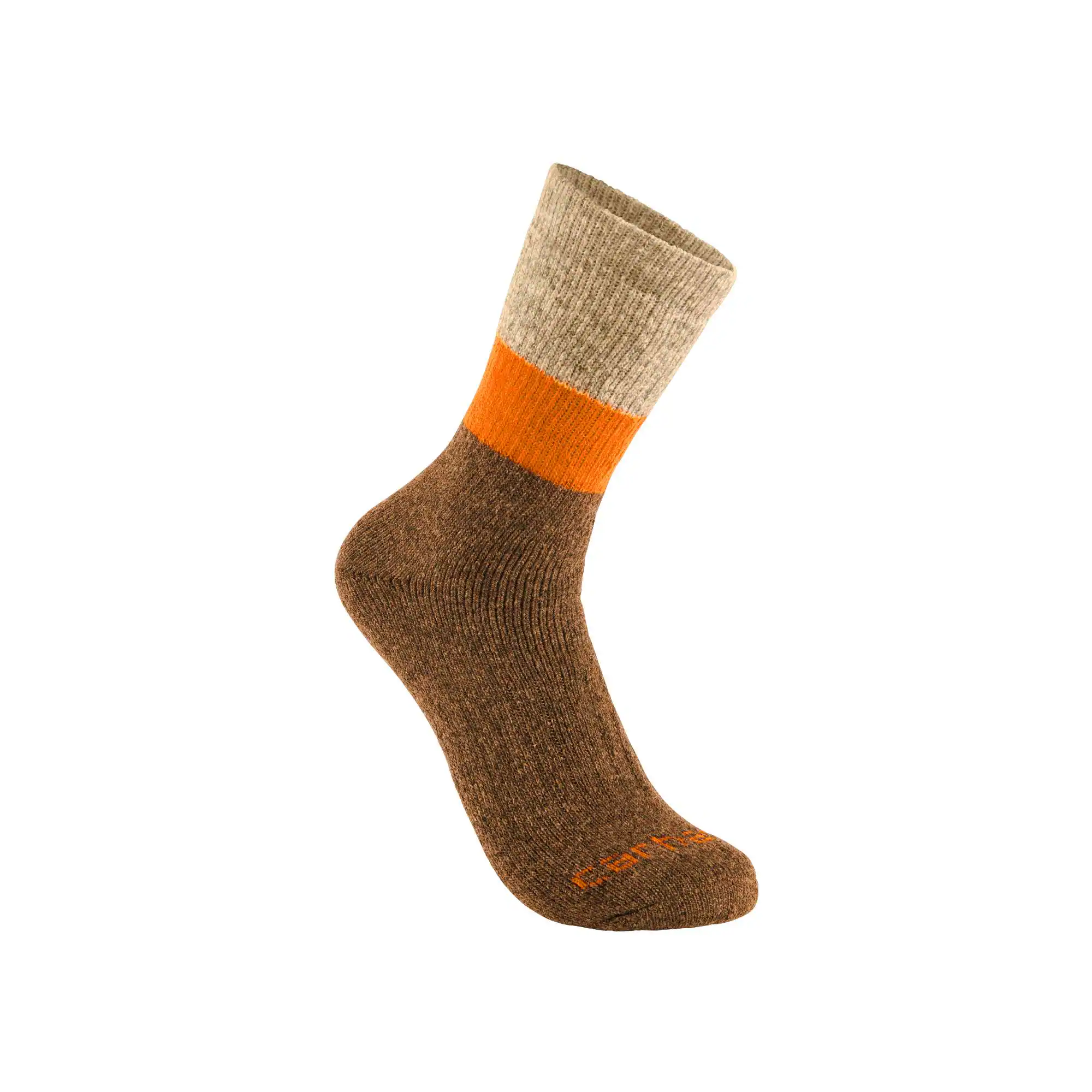 Midweight Synthetic-Wool Blend Colorblock Crew Sock 2-Pack