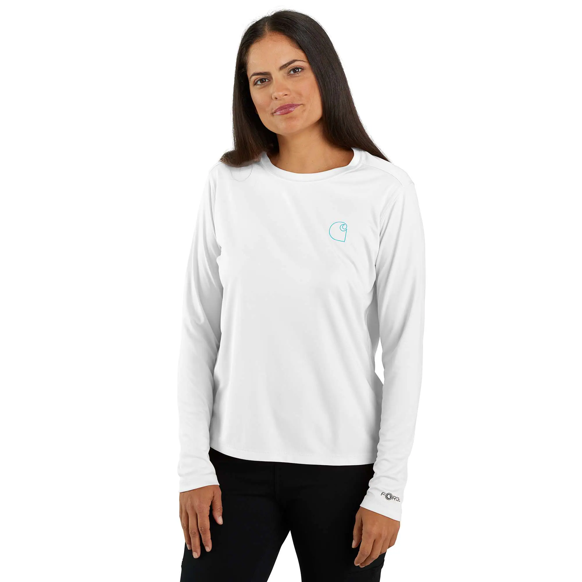 Women's Force Sun Defender™ Relaxed Fit Lightweight Long-Sleeve Logo Graphic T-Shirt