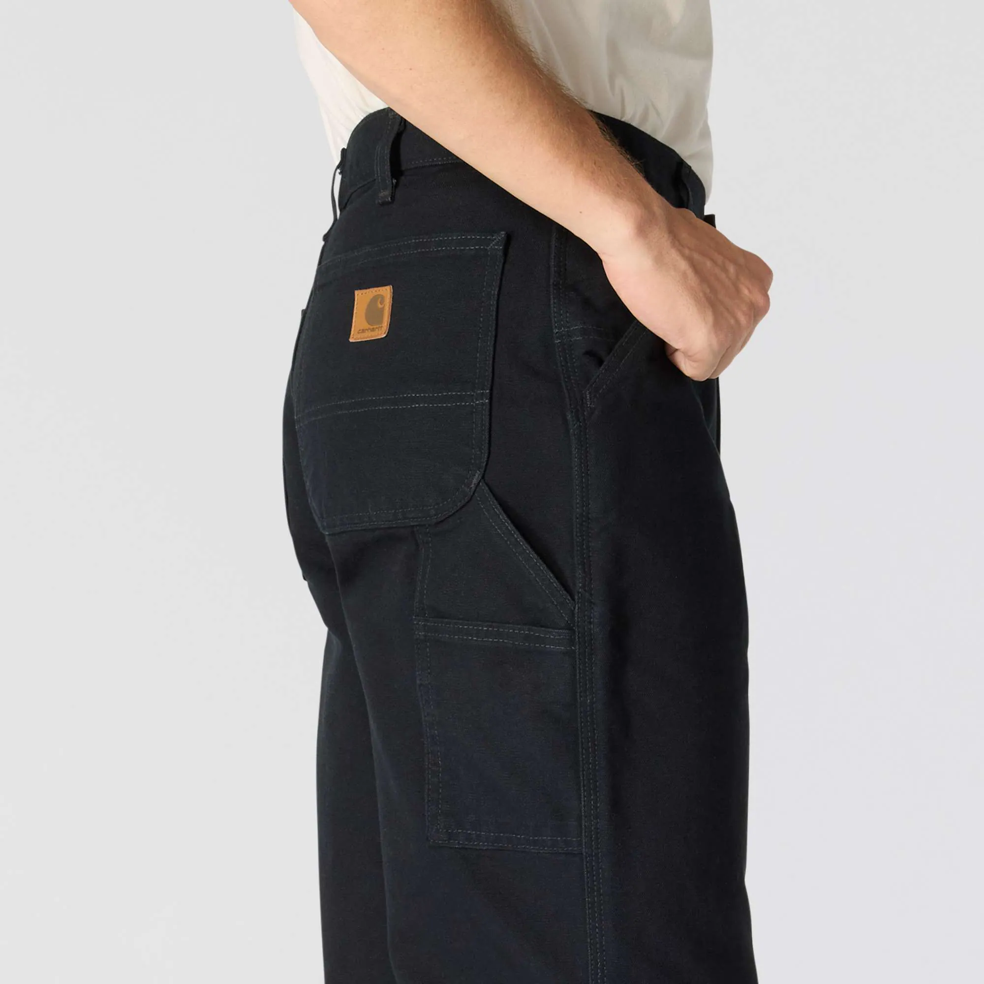 Loose Straight Washed Duck Dungaree