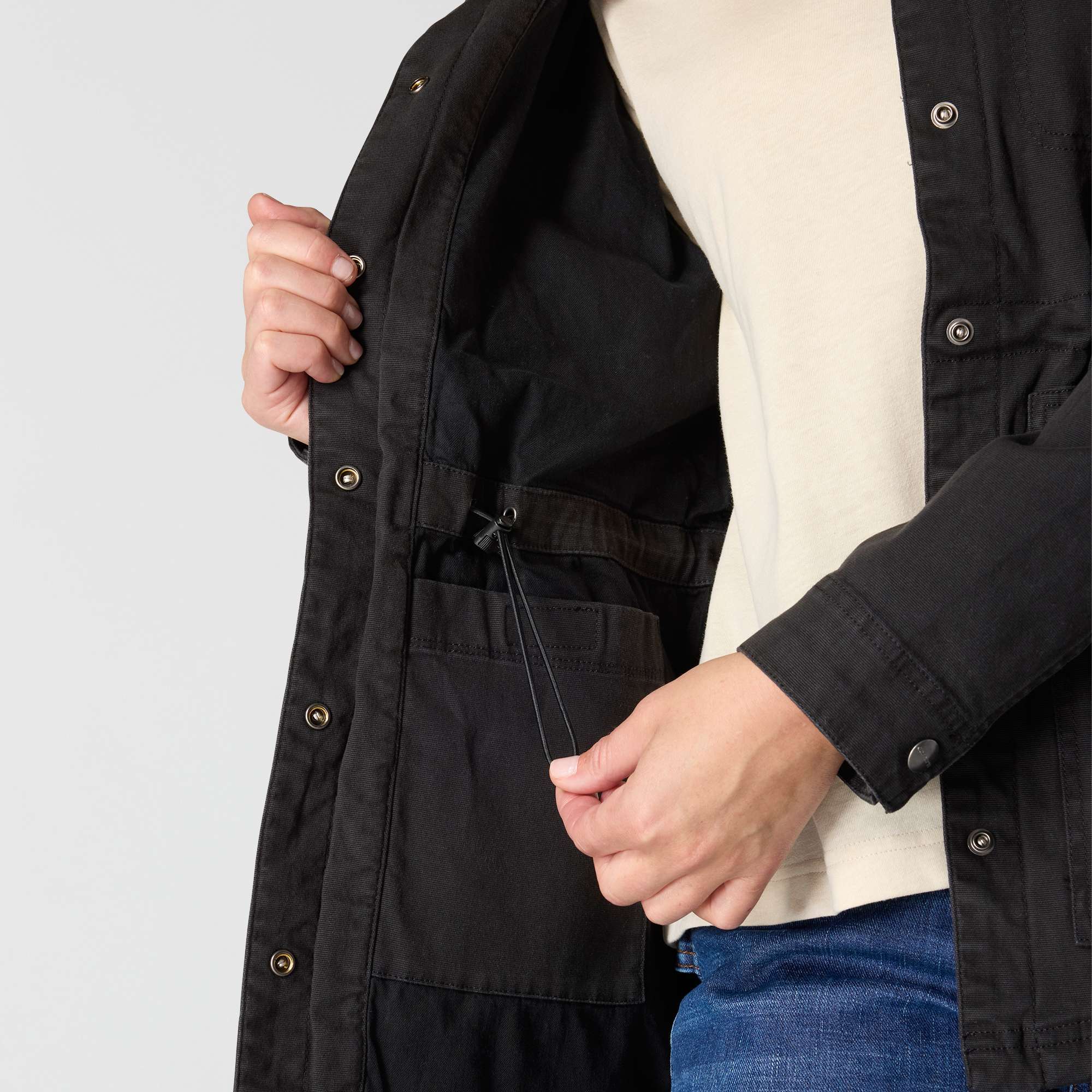 Women's TENCEL™ Fiber Series Relaxed Fit Canvas Coat - 1 Warm Rating