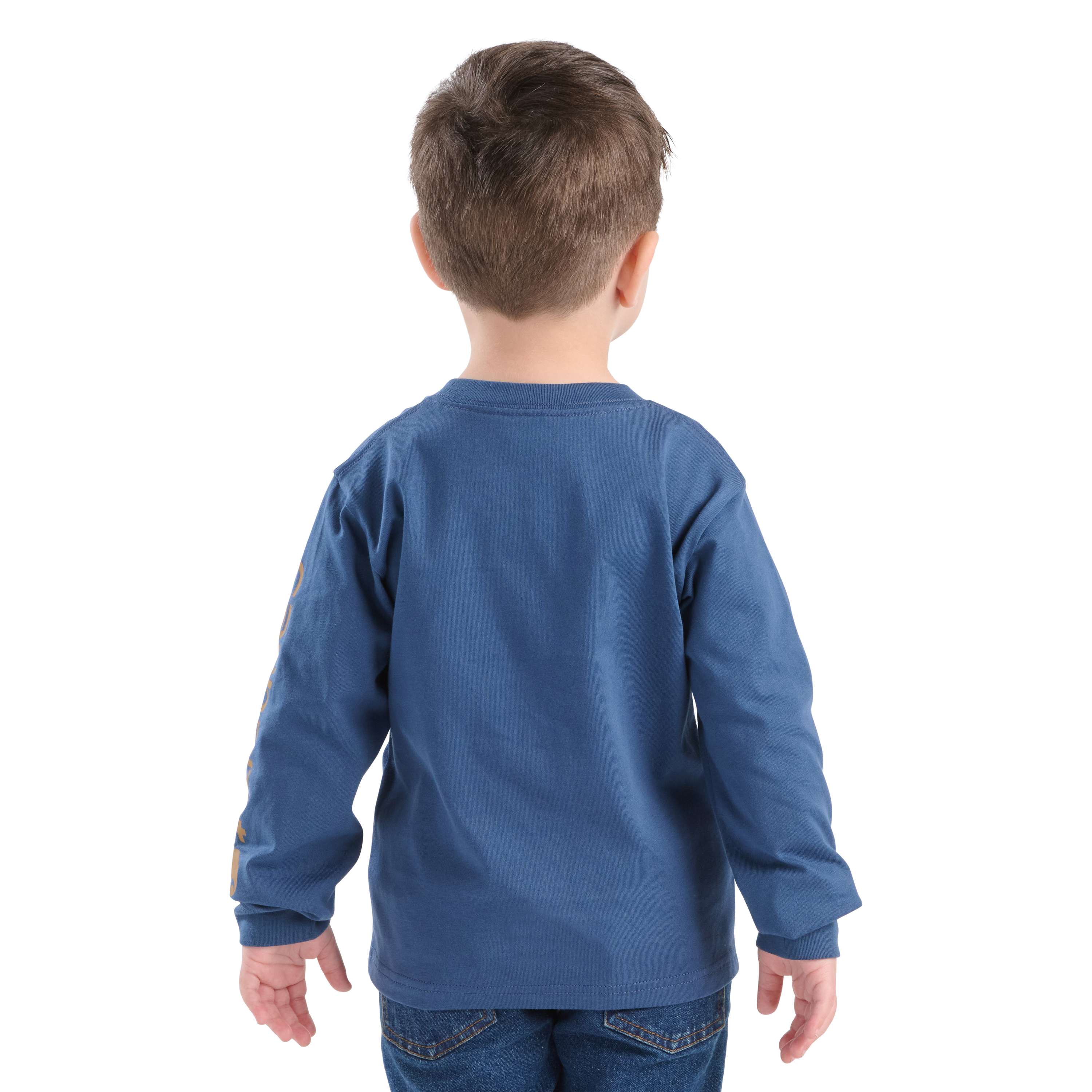 Boys' Long Sleeve Graphic Pocket T-Shirt (Toddler/Child/Youth)