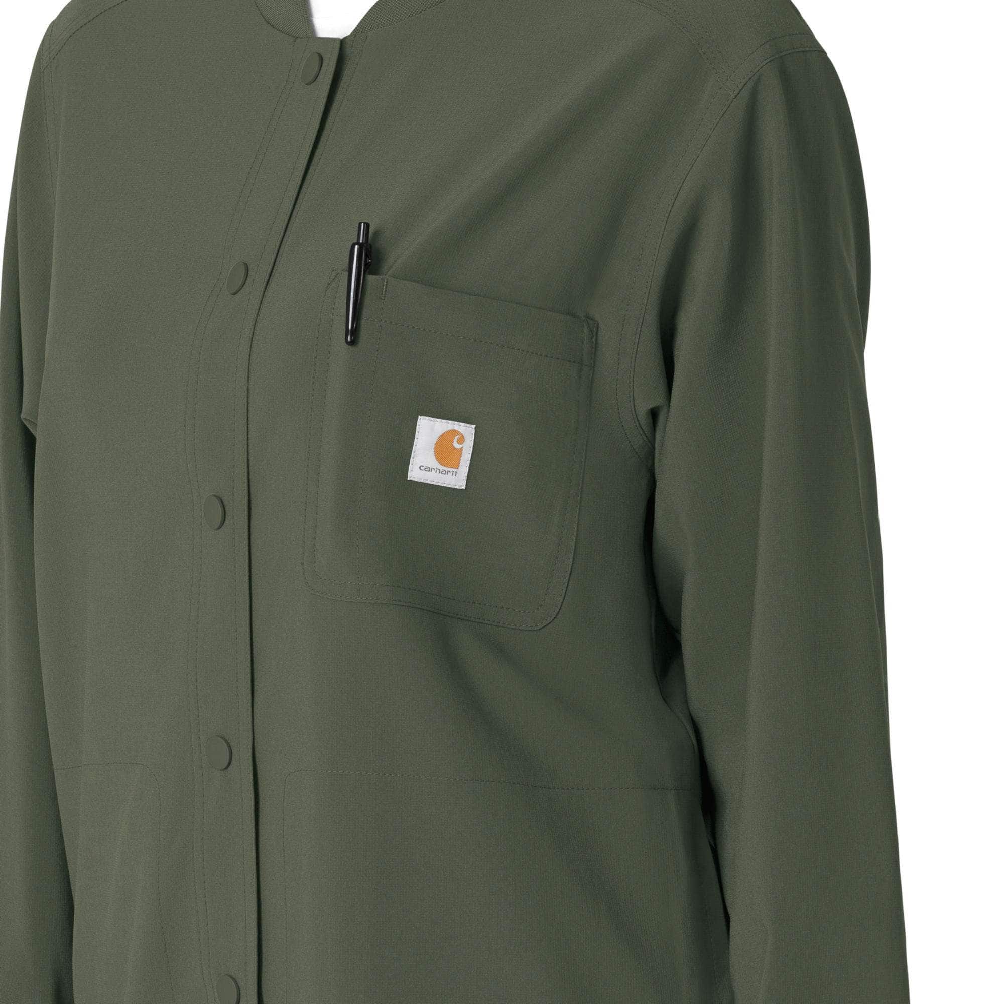 Women's Force Cross-Flex Shirt Scrub Jacket