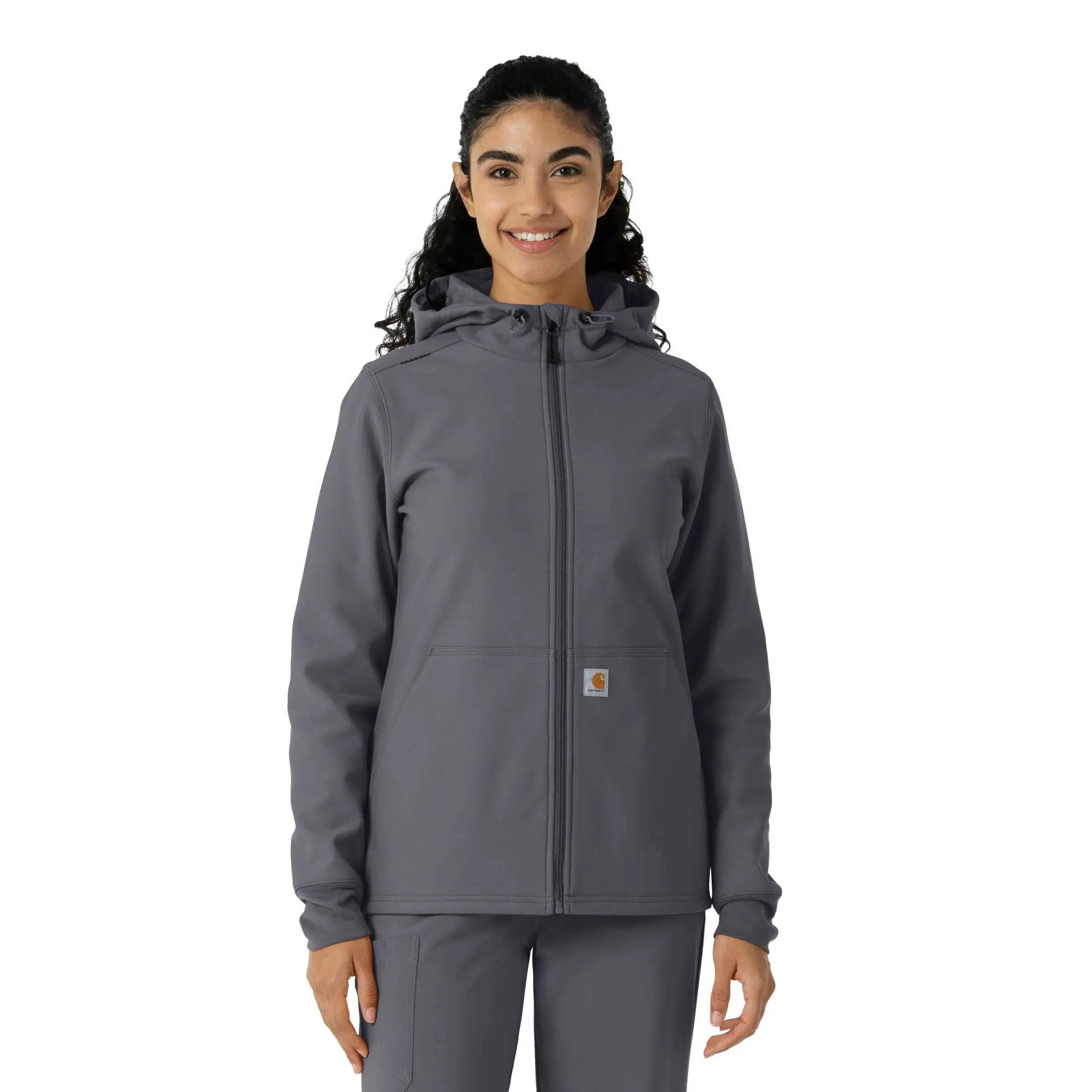 Women's Bonded Fleece Scrub Hoodie