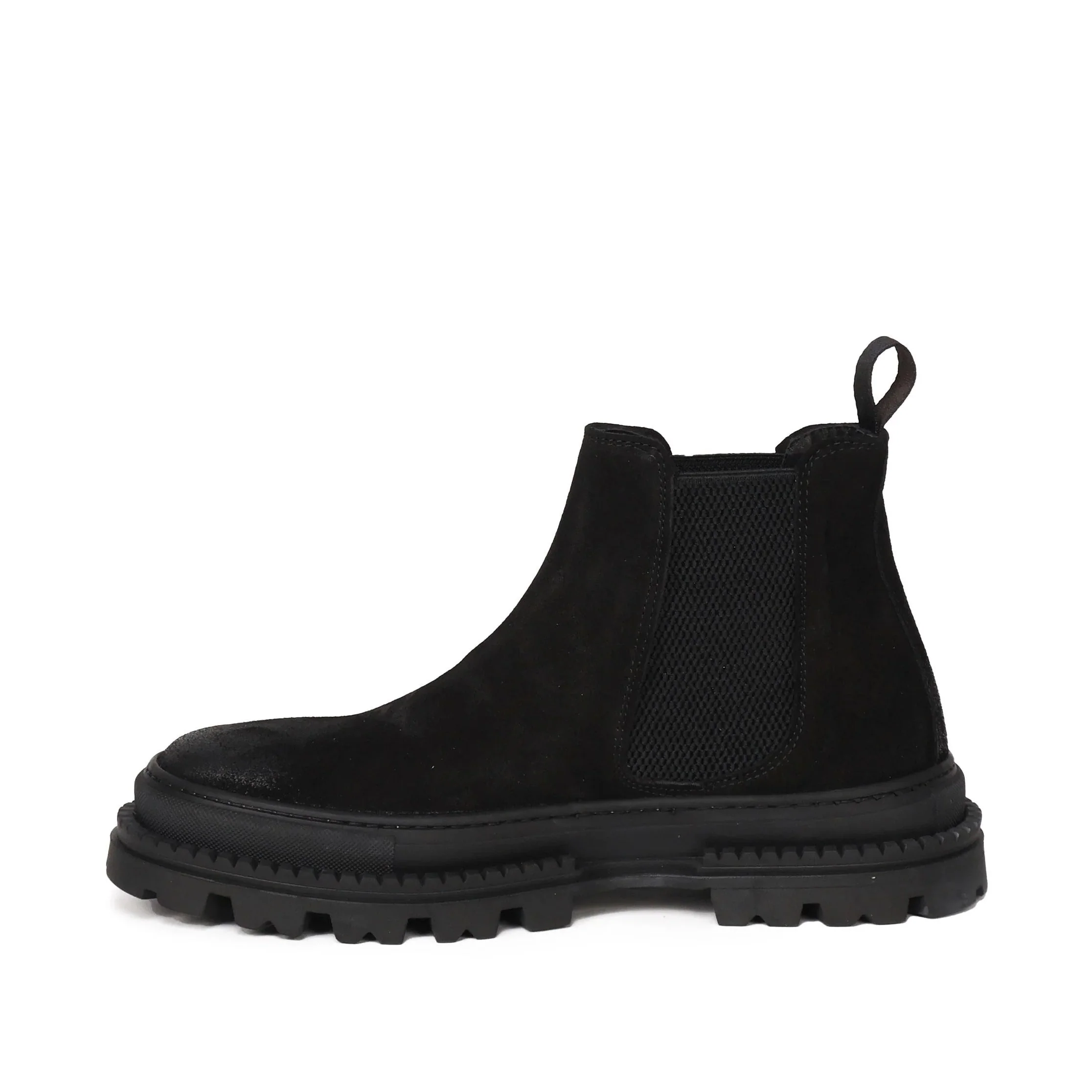 Sergio Ankle Boots | Black | In Suede