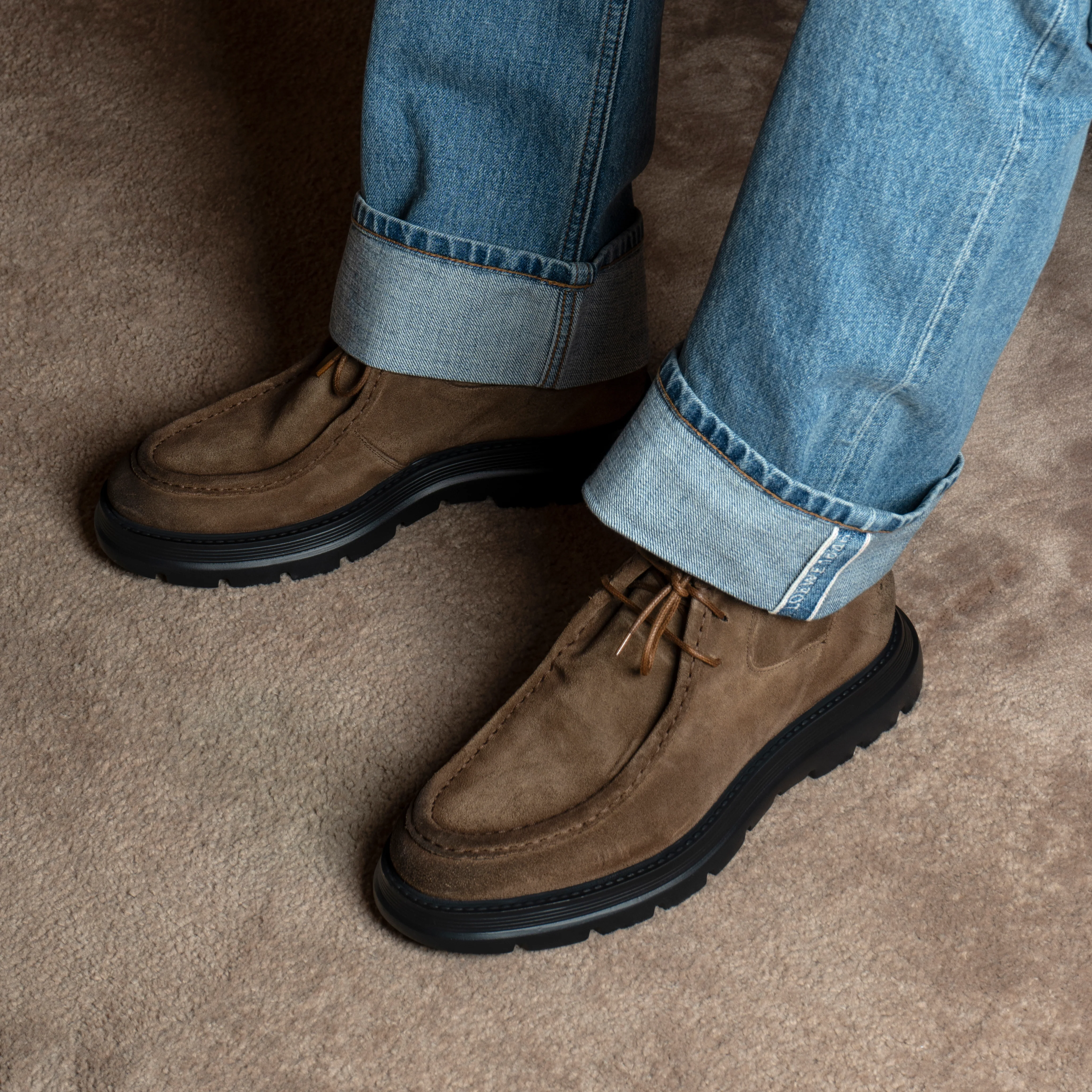 Polacchine Caviar | Brown | In suede