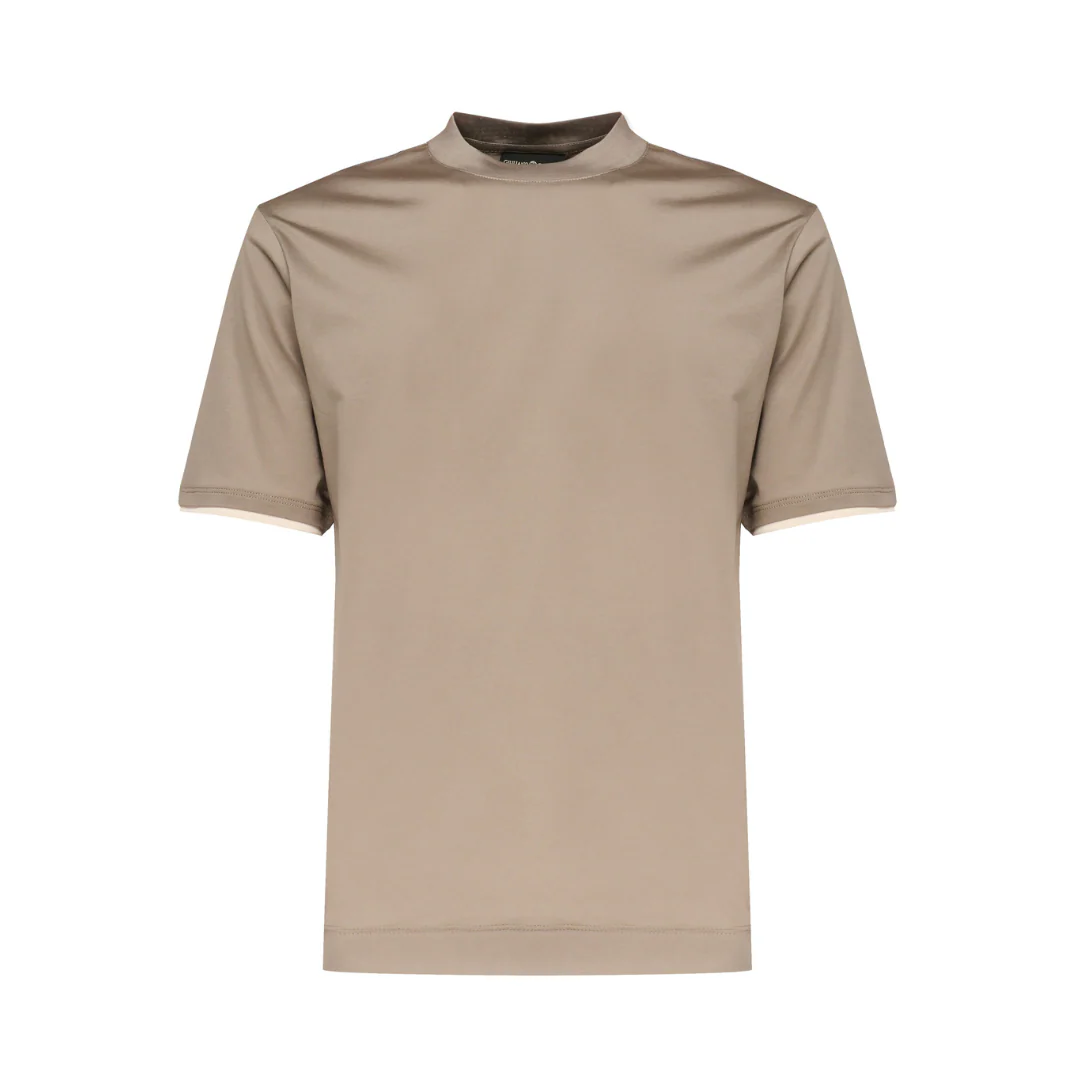 T-Shirt Beige | Cotton