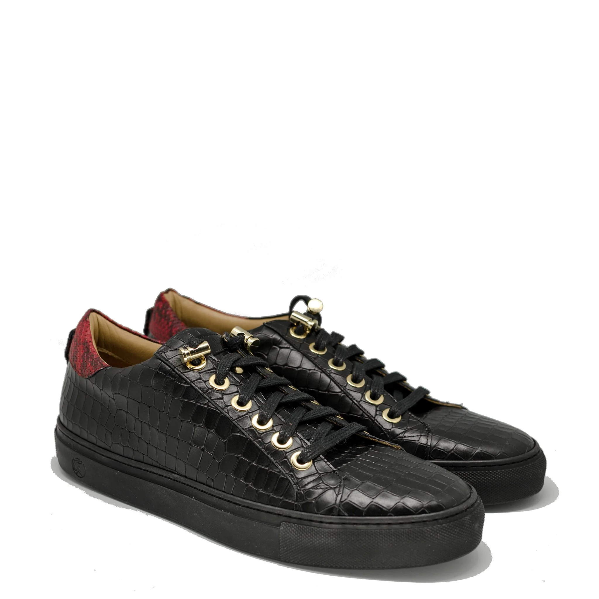 No Limits Low Black | Red | Croc | Limited Edition