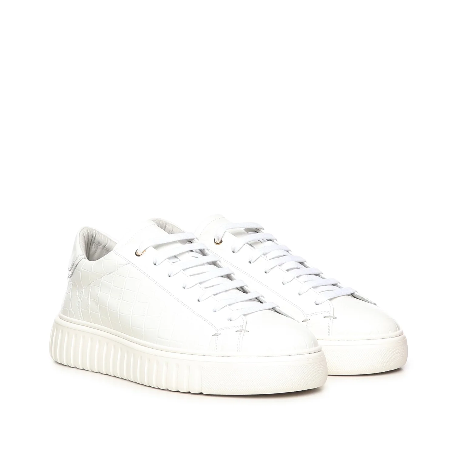 Mars | Crock Leather | White