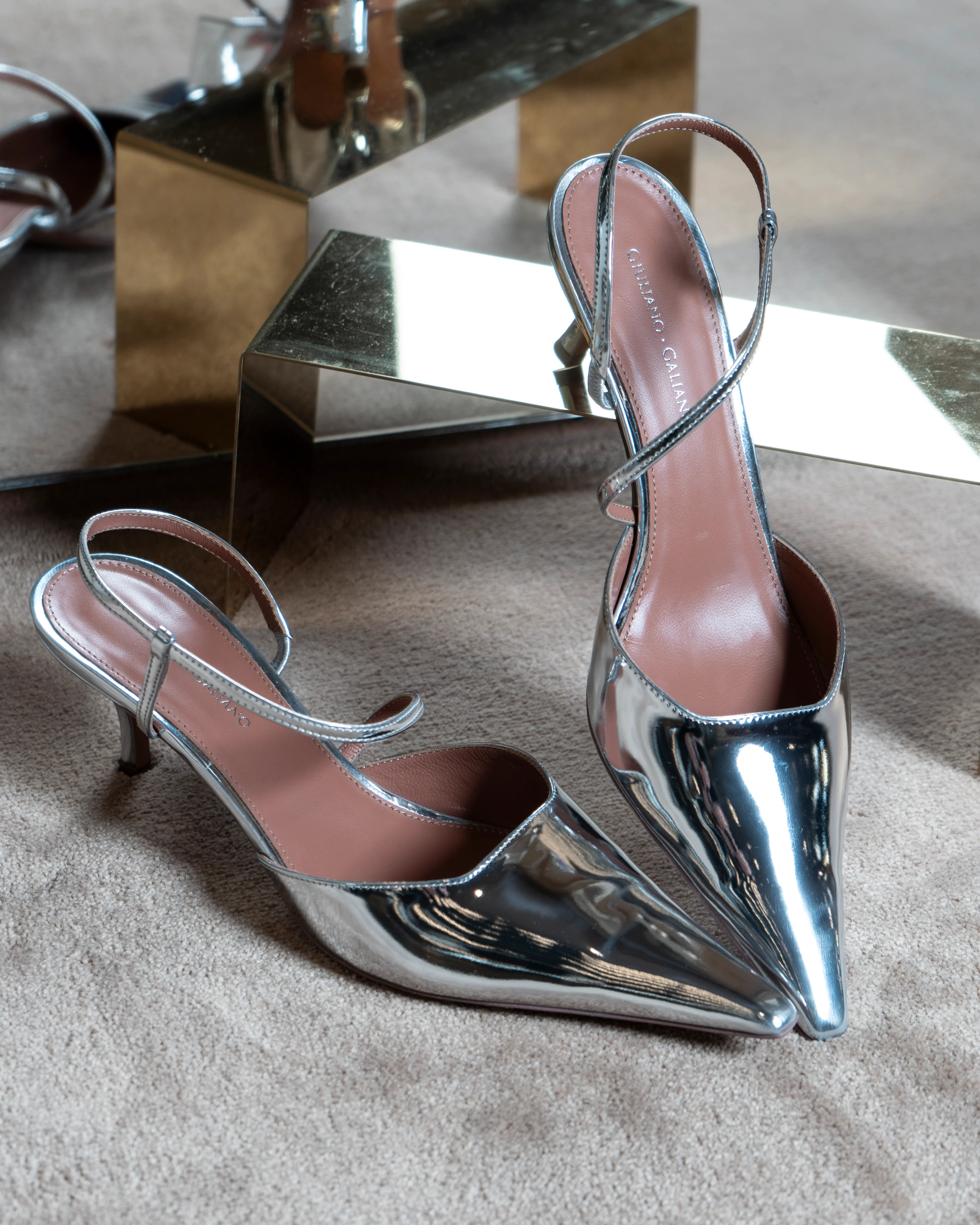 Demi Sandal | Pelle | Silver
