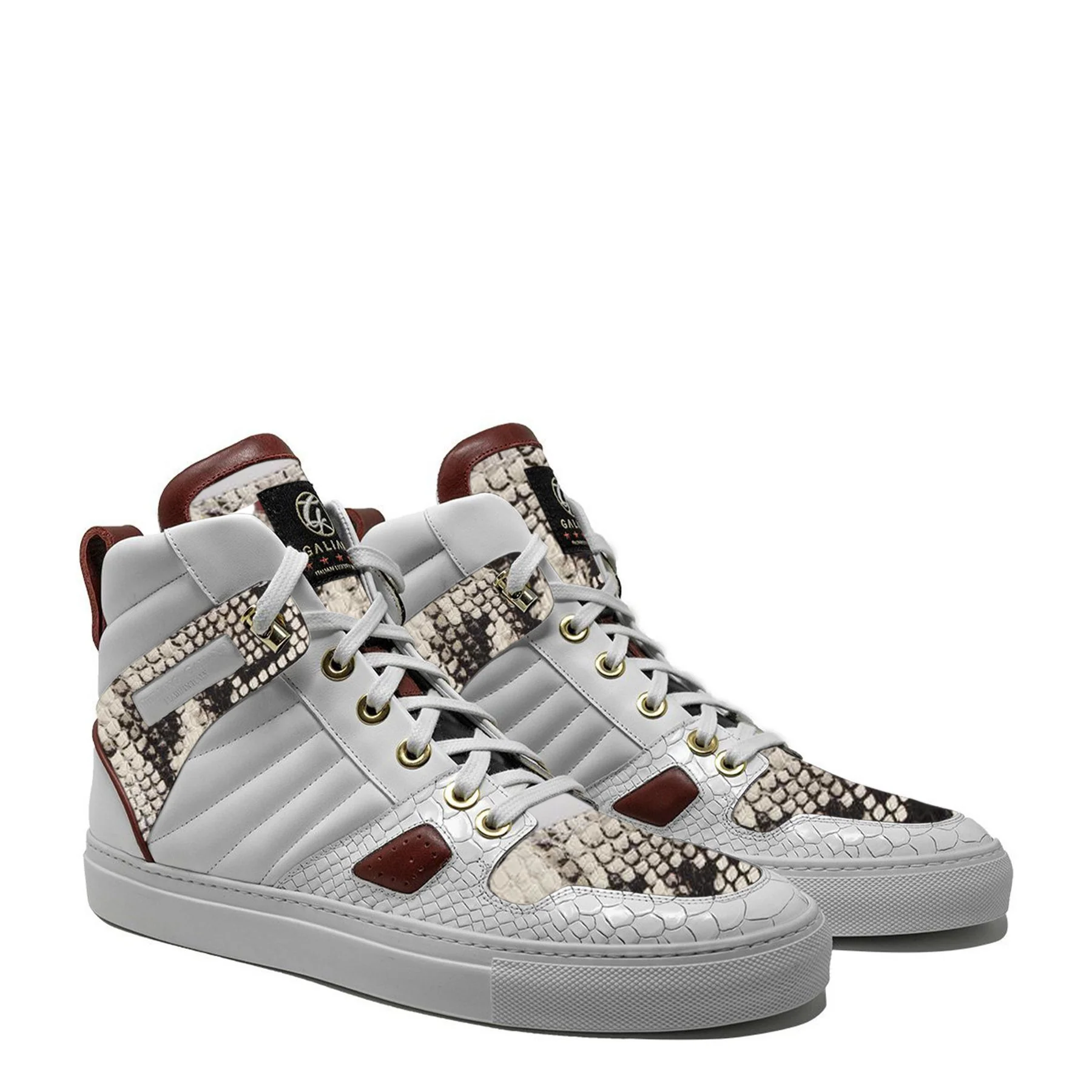 FastLife High | White Red | Python Style | Limited Edition