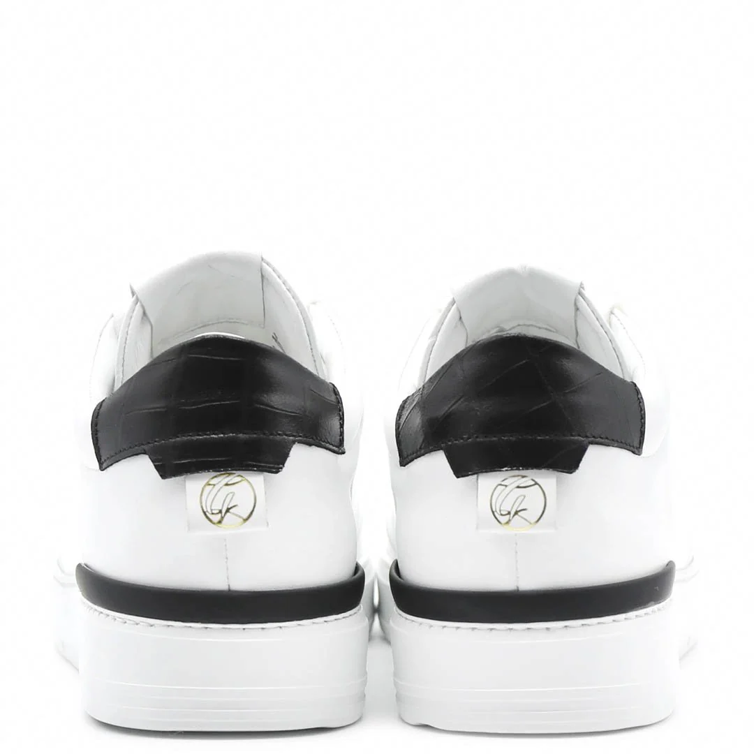 King1 Sneakers | White | Croc Style