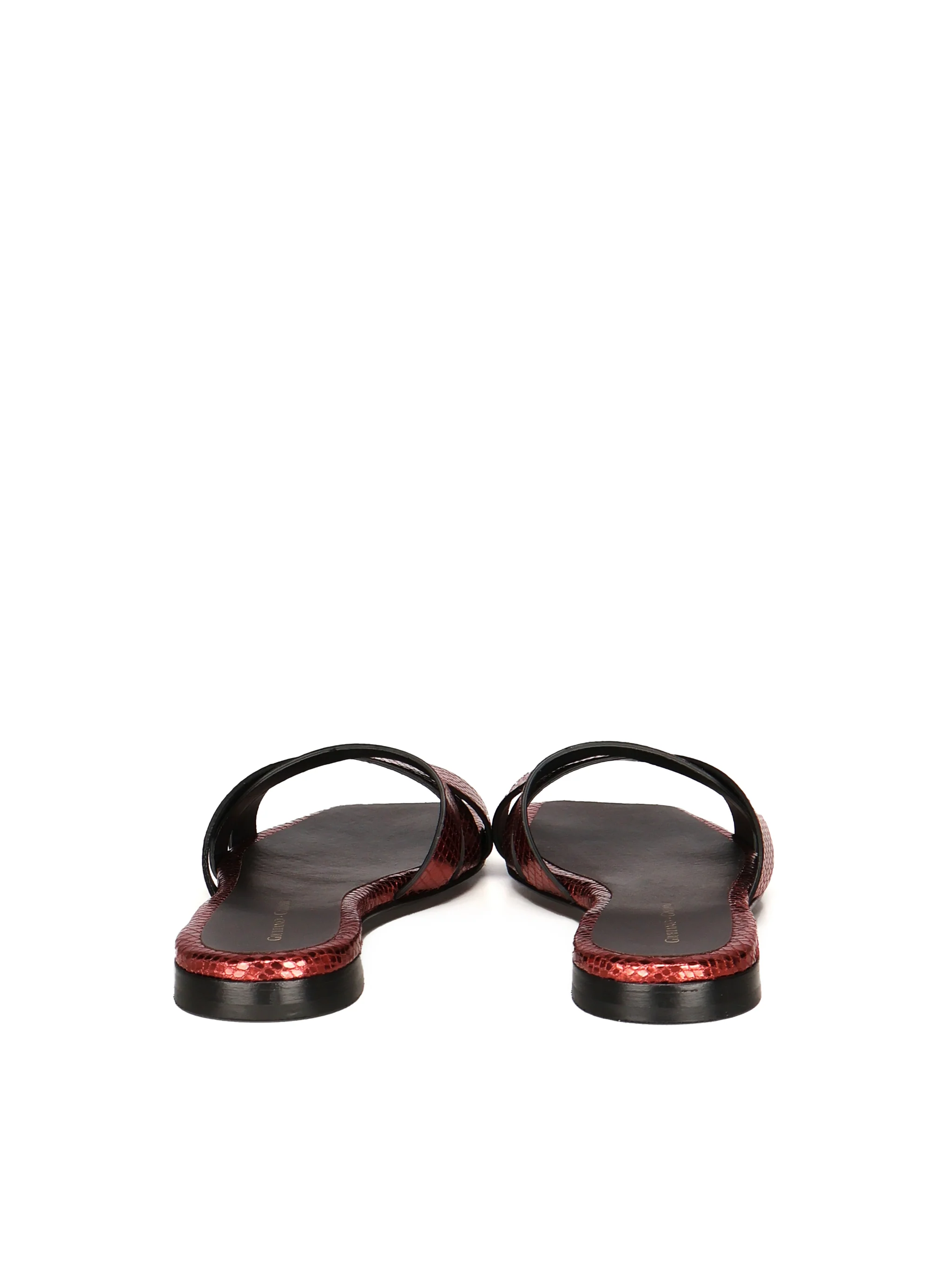 Miryam Flat Sandals | Bordeaux