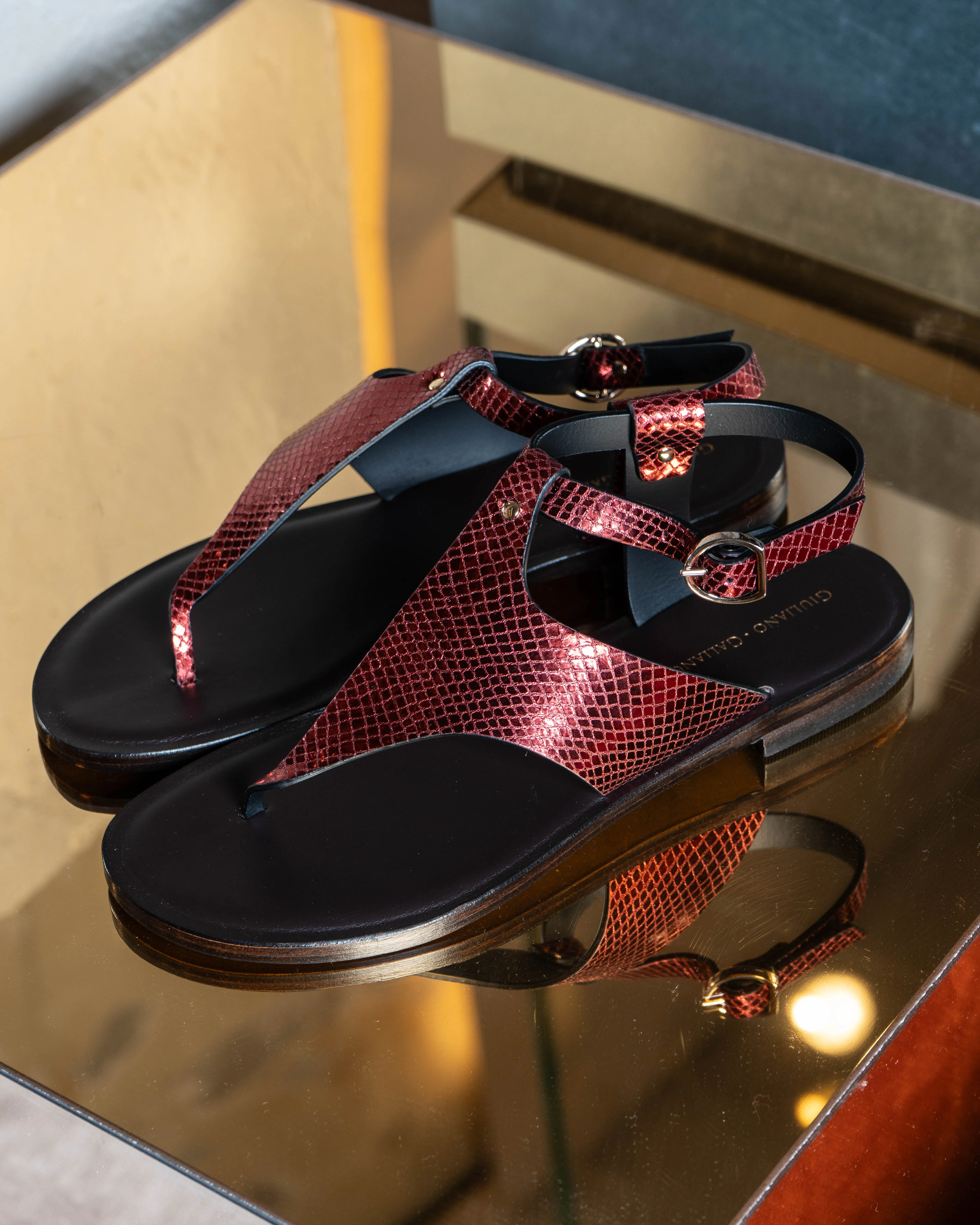 Sissy Sandals | Bordeaux