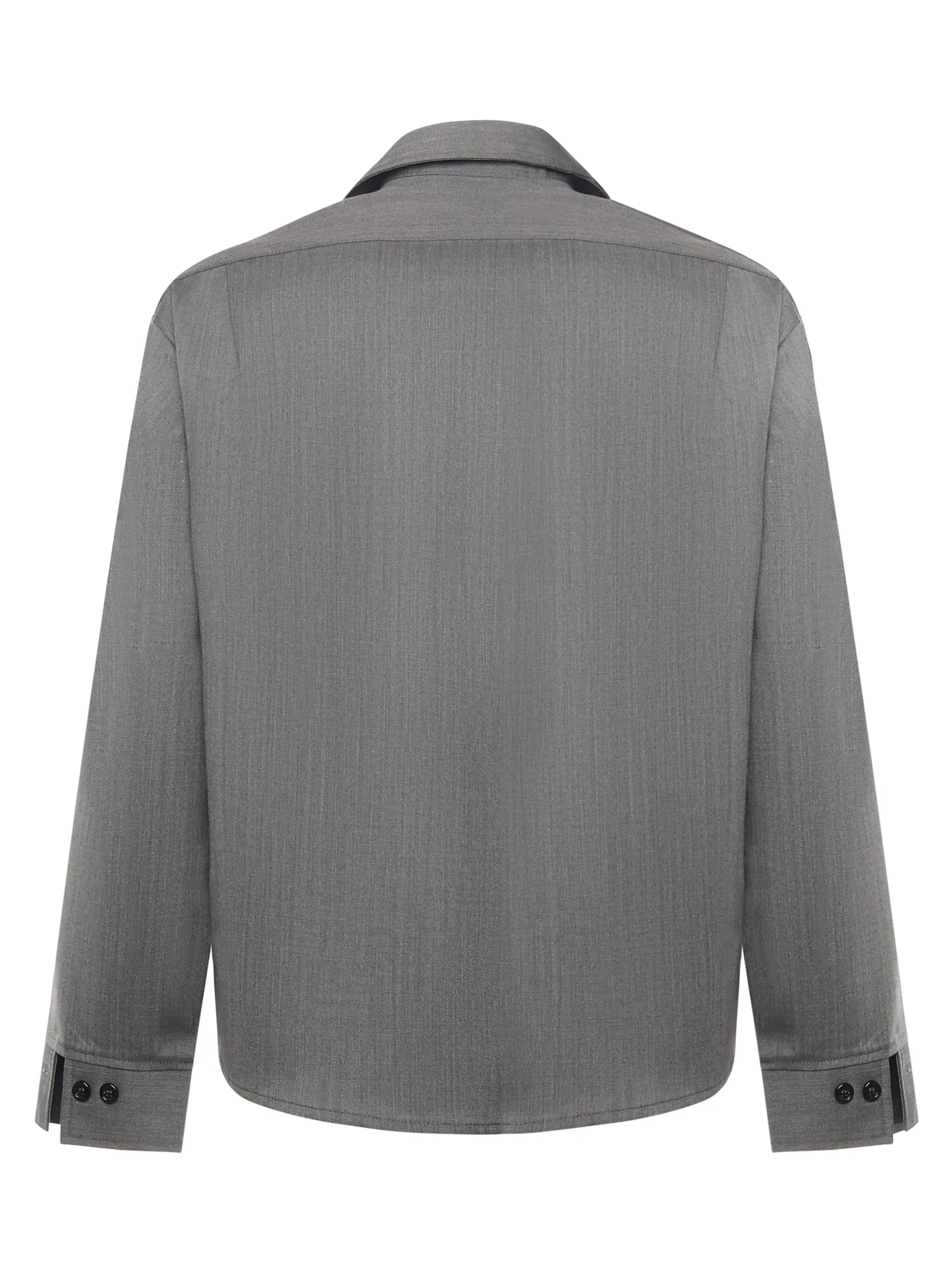 Tobhias wool shirt | Grey
