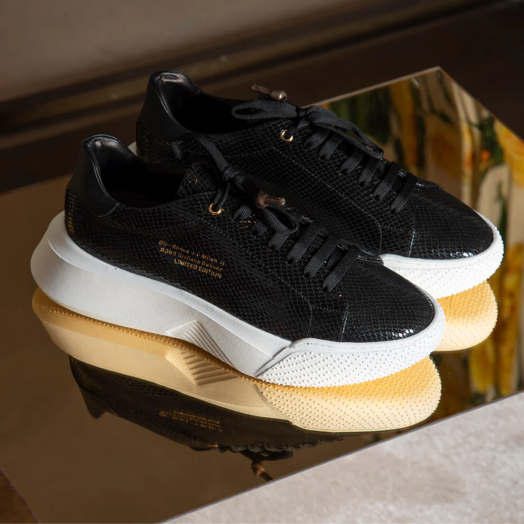 Nemesis | Black python leather